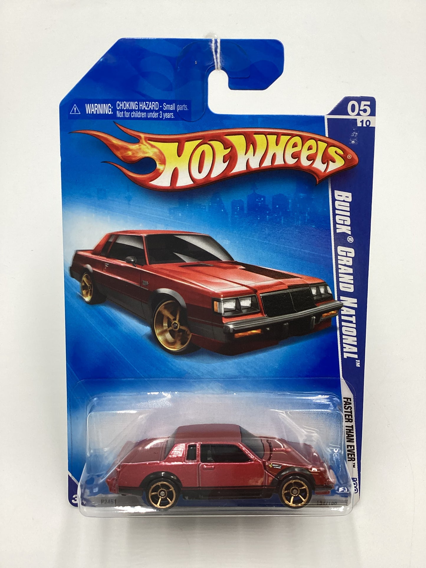 2009 Hot Wheels #131 Buick Grand National Red 44B