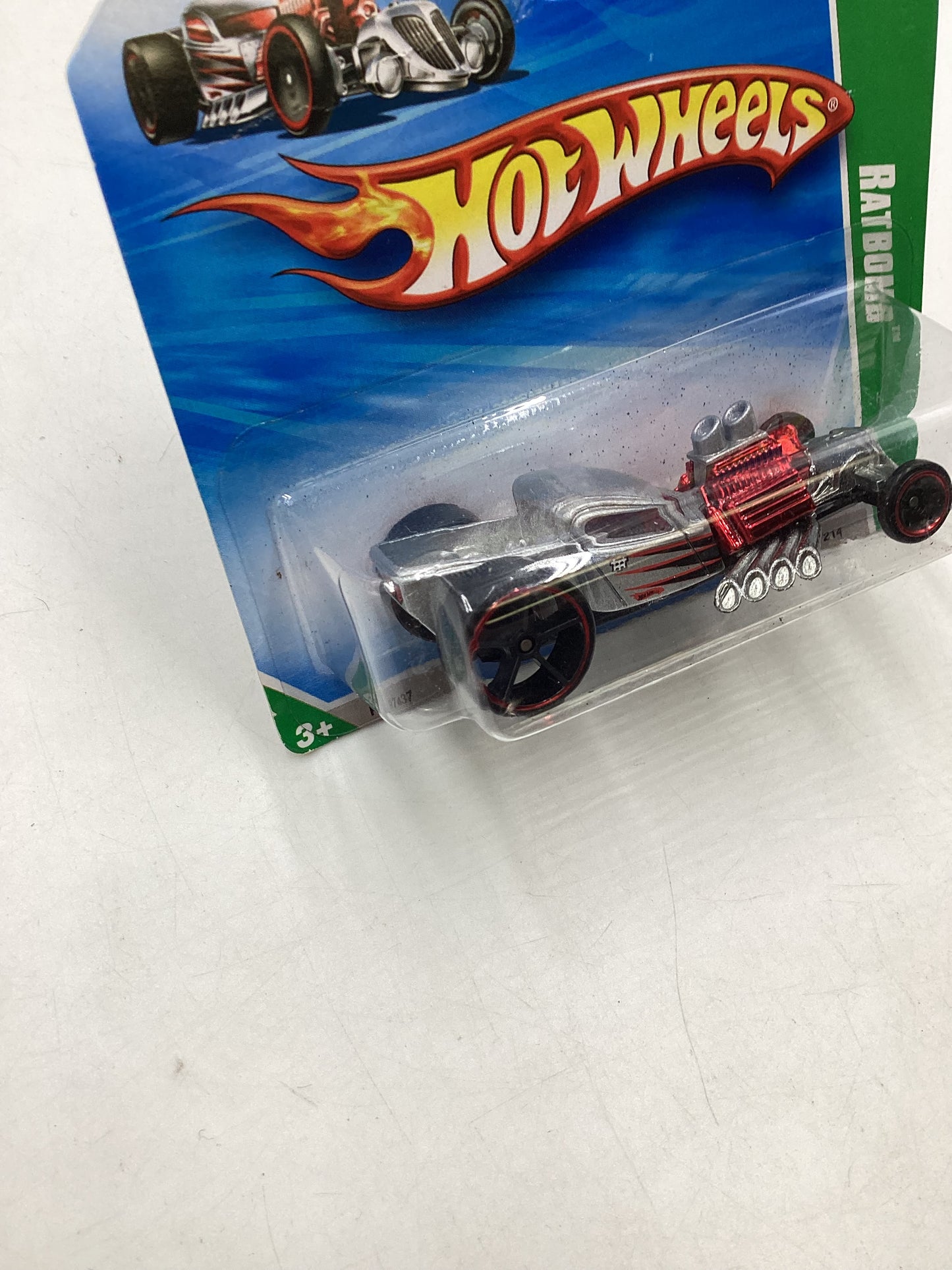 2010 Hot Wheels Treasure Hunt #056 Ratbomb Short Card 275D