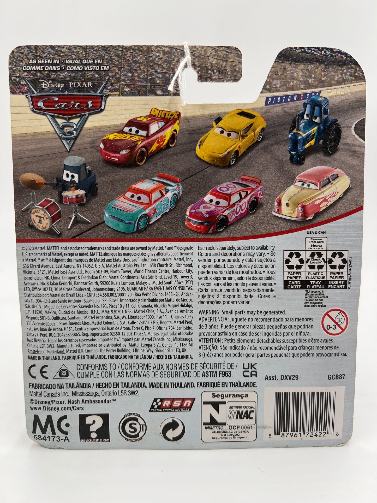 Disney Pixar Cars Hot Rod Steve Hearsell Black