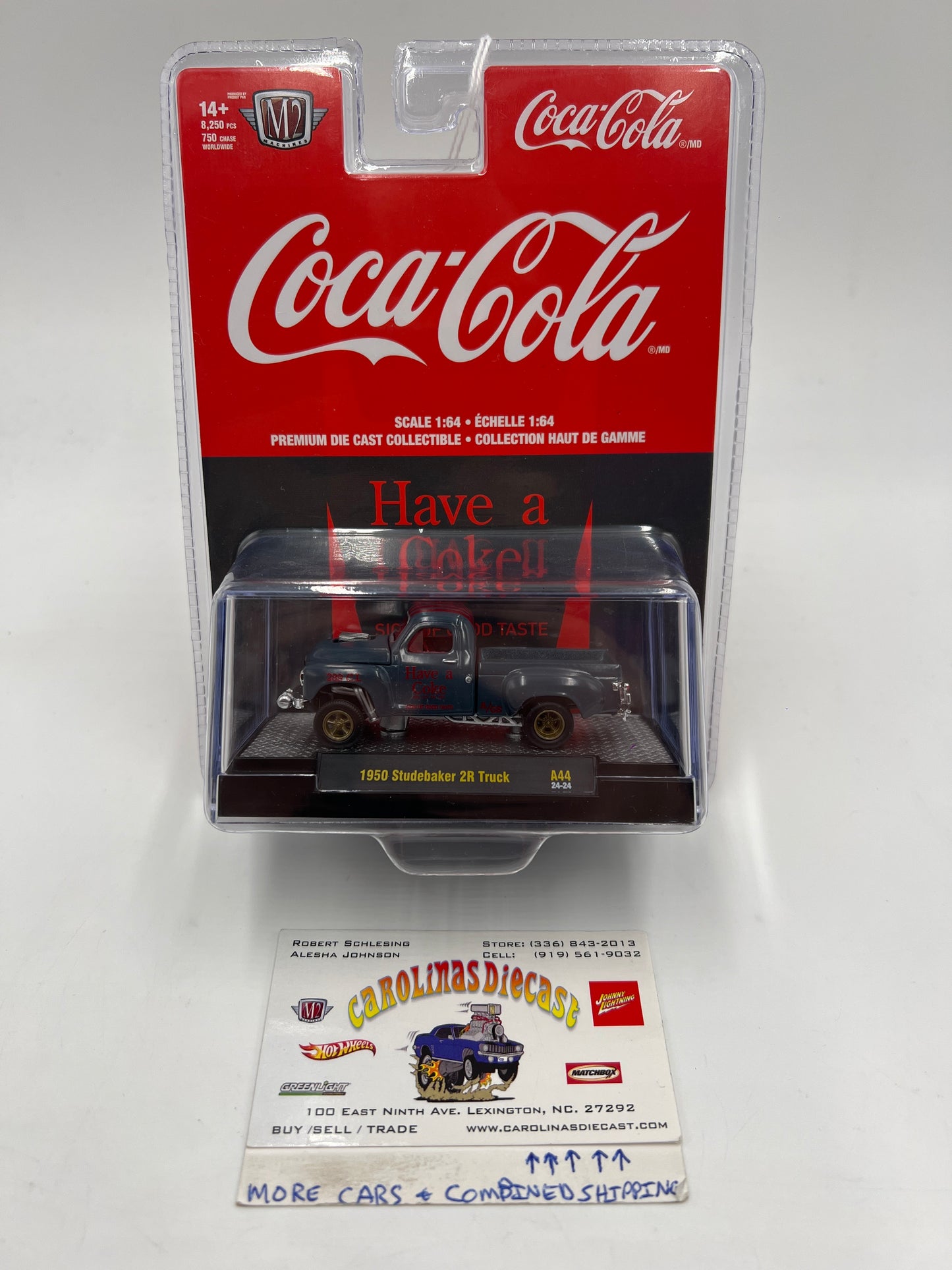 M2 Machines Coca Cola 1950 Studebaker 2R Truck Gray A44 197C