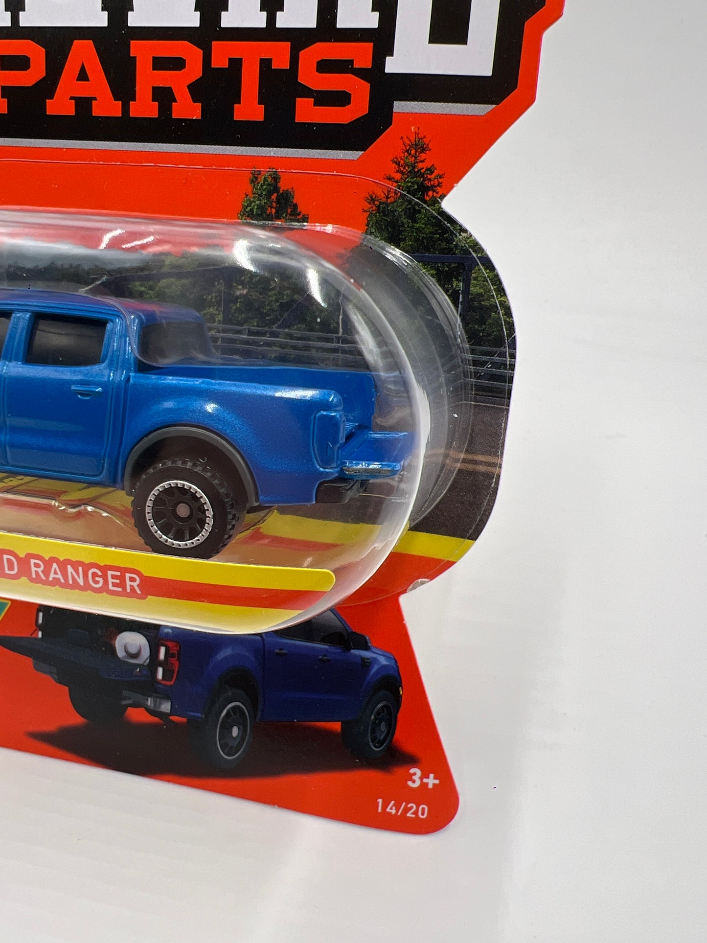Matchbox Moving Parts #14 2019 Ford Ranger Blue 168G
