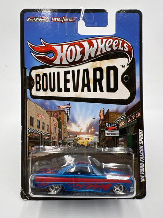 Hot Wheels Boulevard Underdogs 64 Ford Falcon Sprint Blue 244B