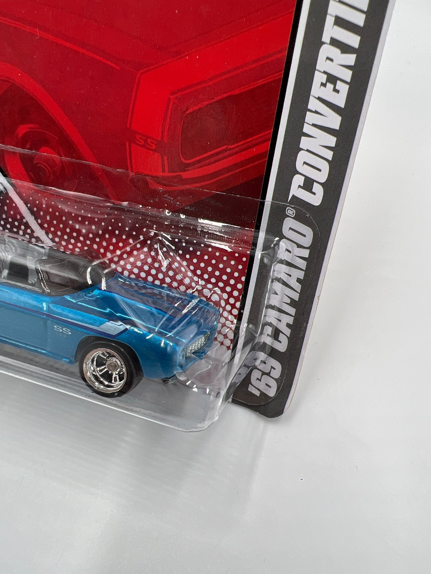 Hot Wheels Premium Garage Series #14 69 Camaro Convertible Blue