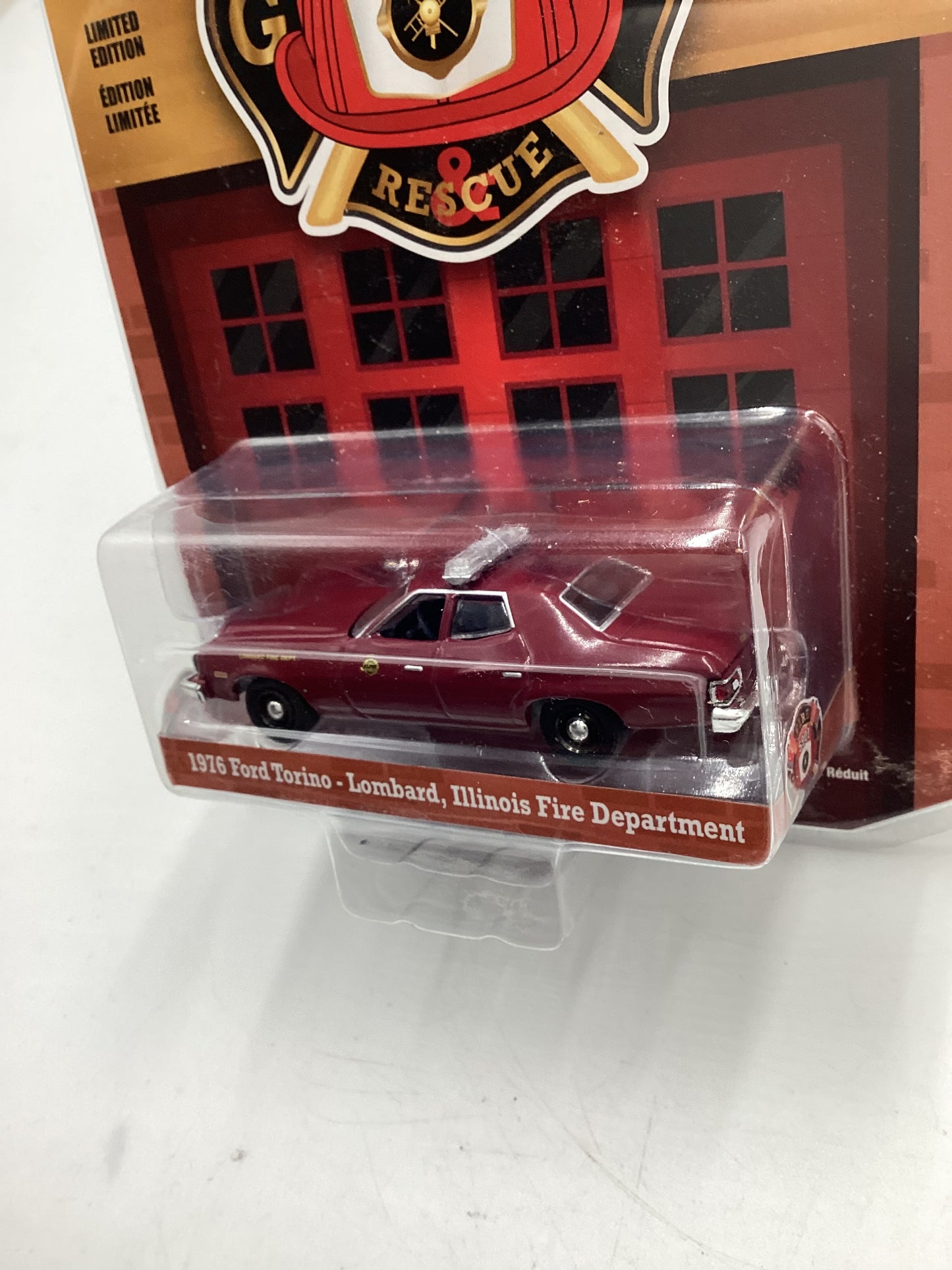 Greenlight GL 5901 Fire and Rescue Series 3 1976 Ford Torino Lombard Illinois Fire Department 177D