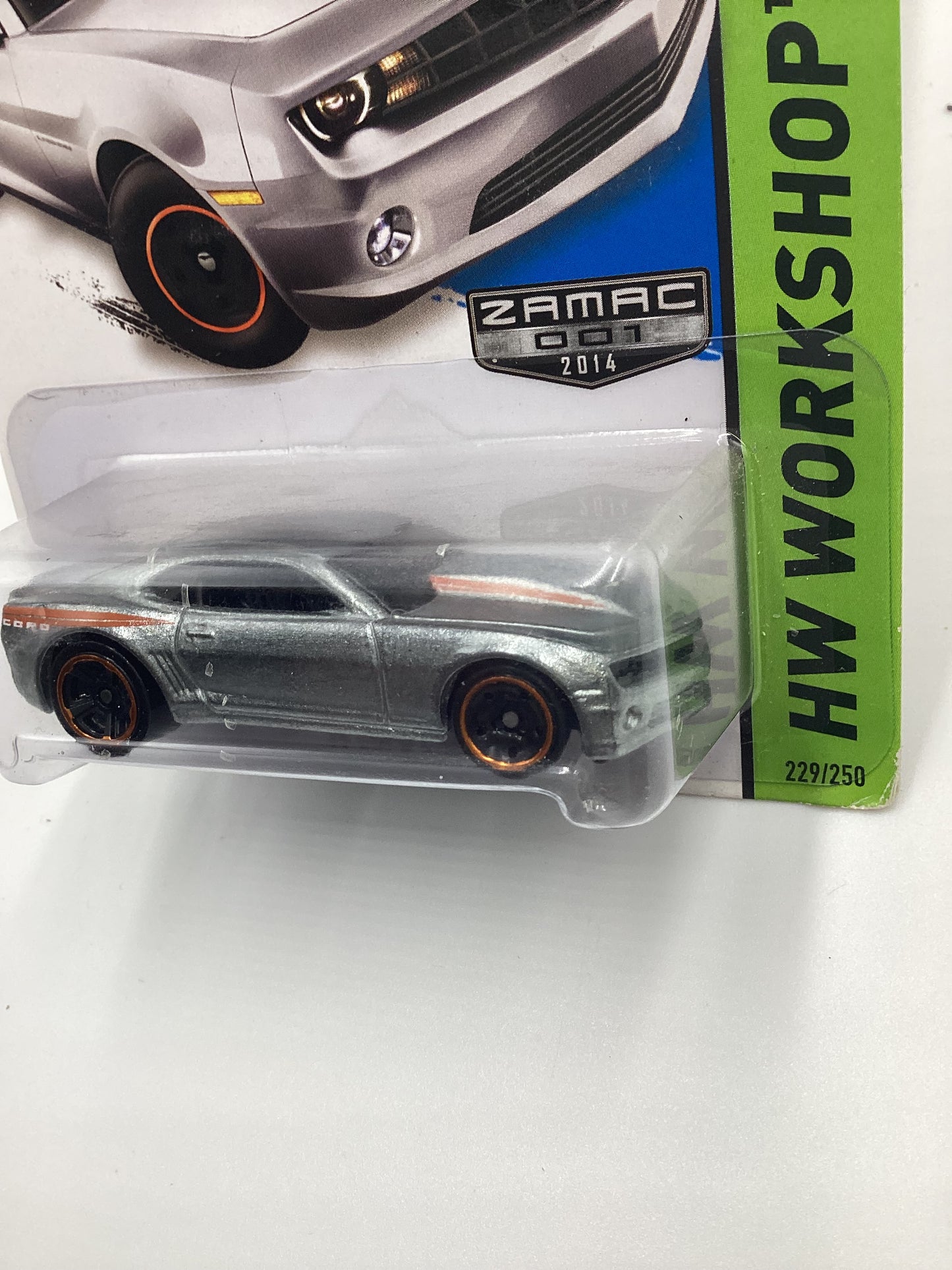 2014 Hot Wheels Zamac 001 #229 14 Copo Camaro