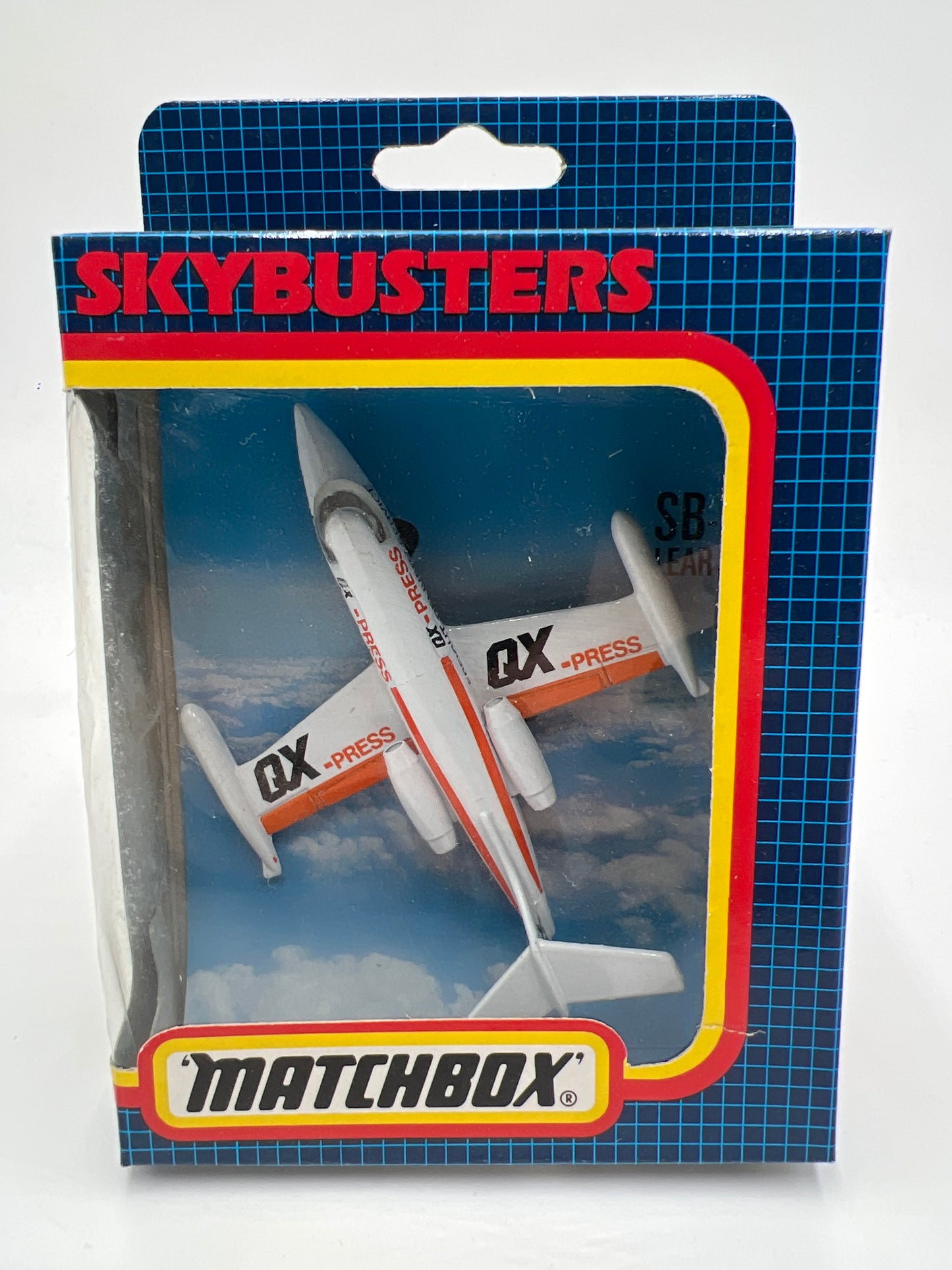 Matchbox Skybusters SB-1 Lear Jet QX-Press