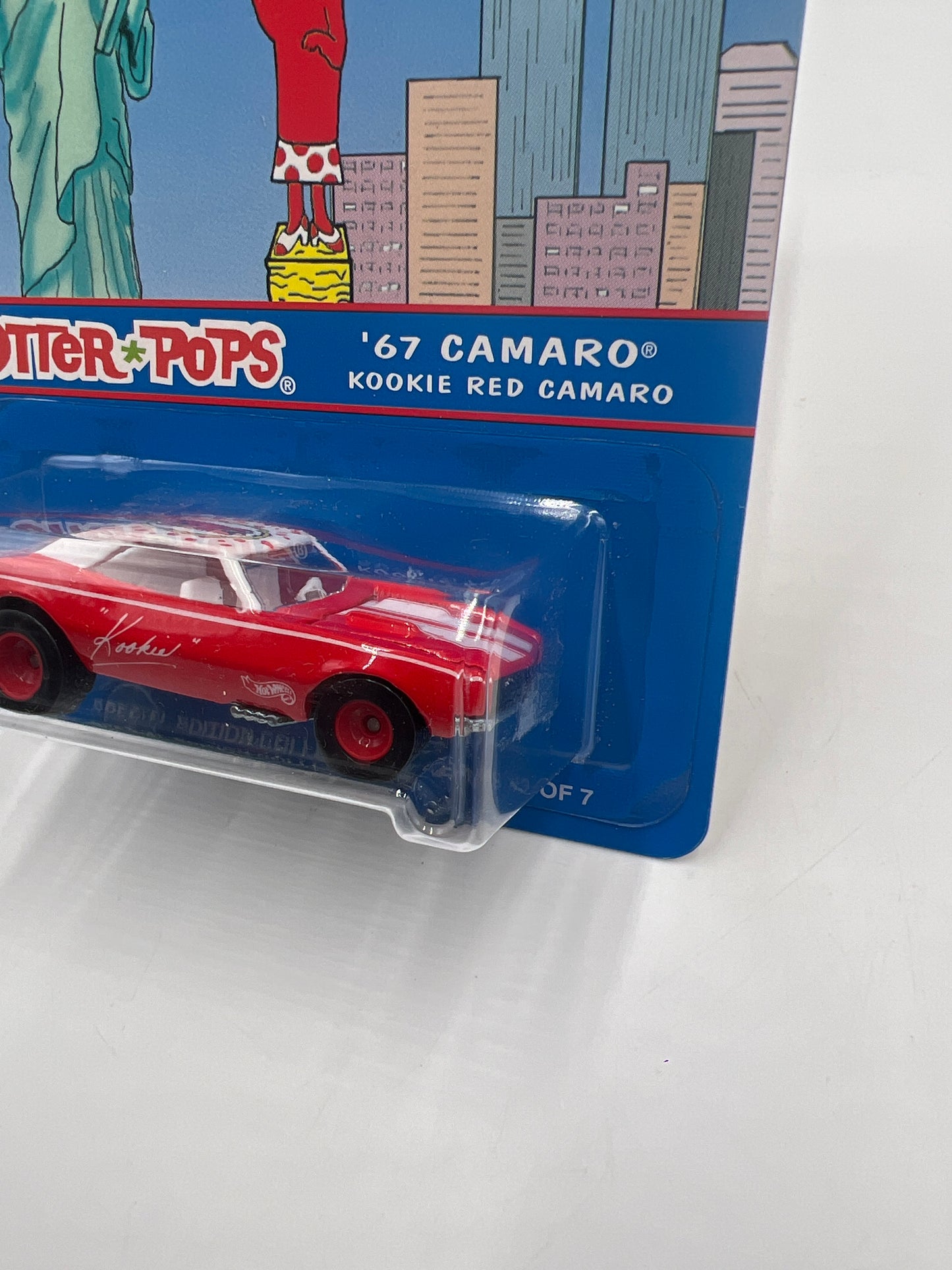 Hot Wheels Otter Pops 67 Camaro Twin Towers on Card Variation W/Protector VHTF