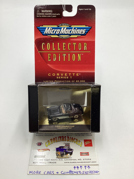 Micro Machines Collectors Edition Corvette Series 1 1961 Hard Top 1/20000 SR CE 3.1