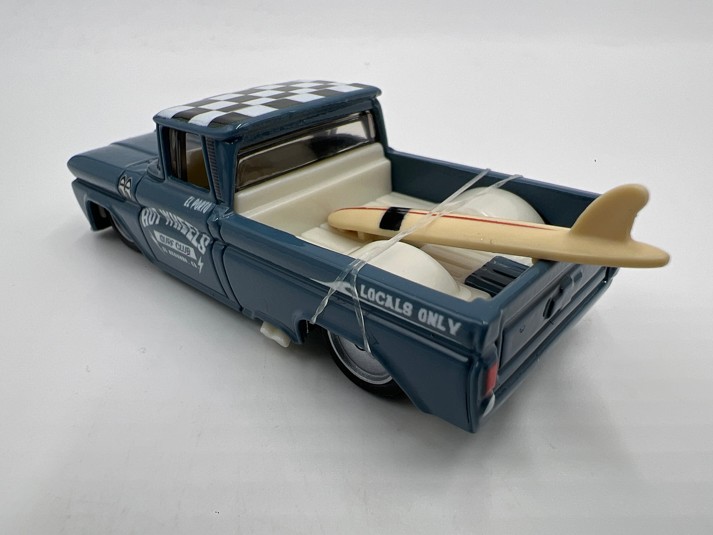 Hot Wheels 1/64 Premium Diorama Set Custom 62 Chevy Blue Loose