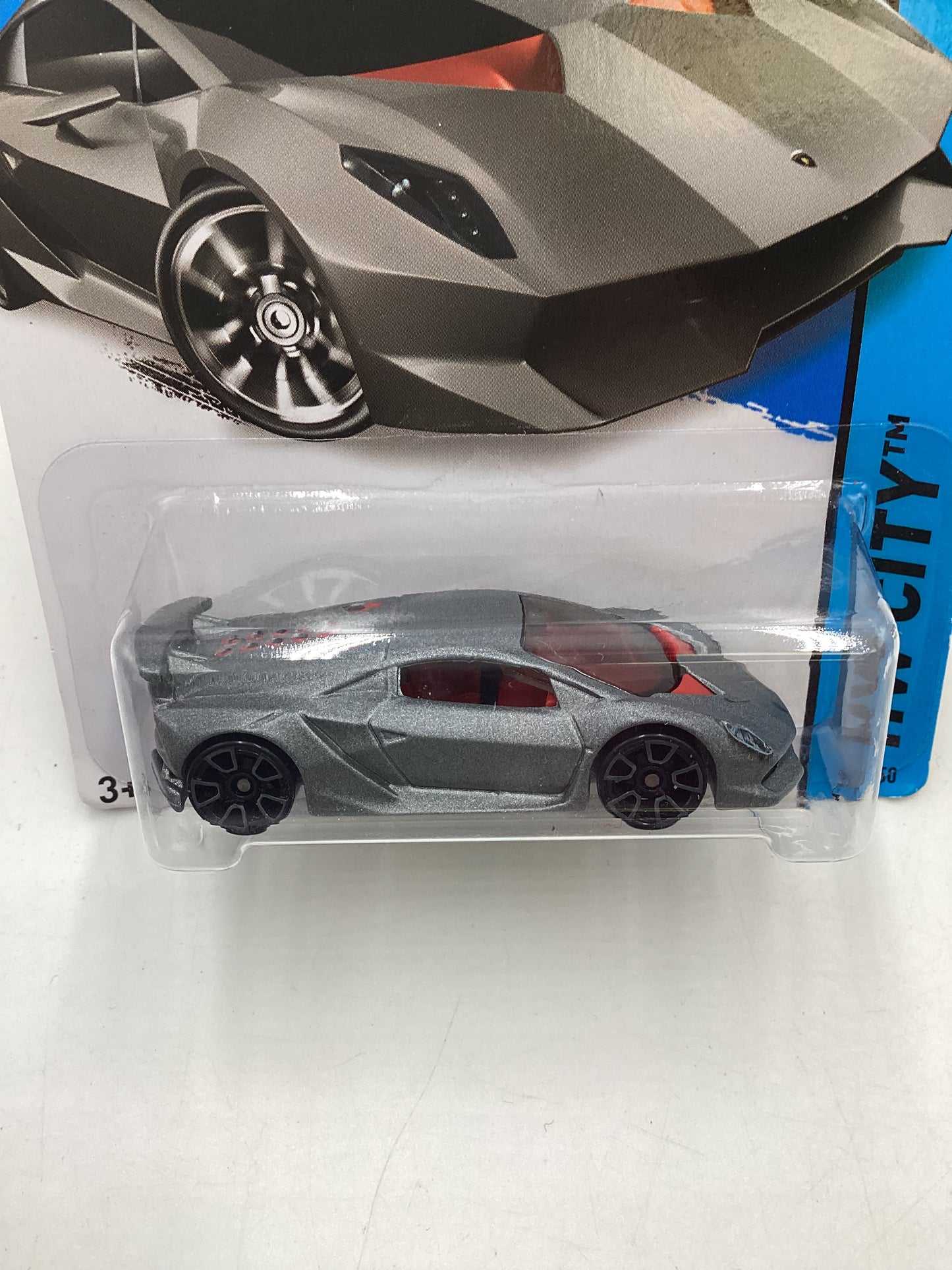 2014 Hot Wheels #39 Lamborghini Sesto Elemento Gray Need for Speed 102B