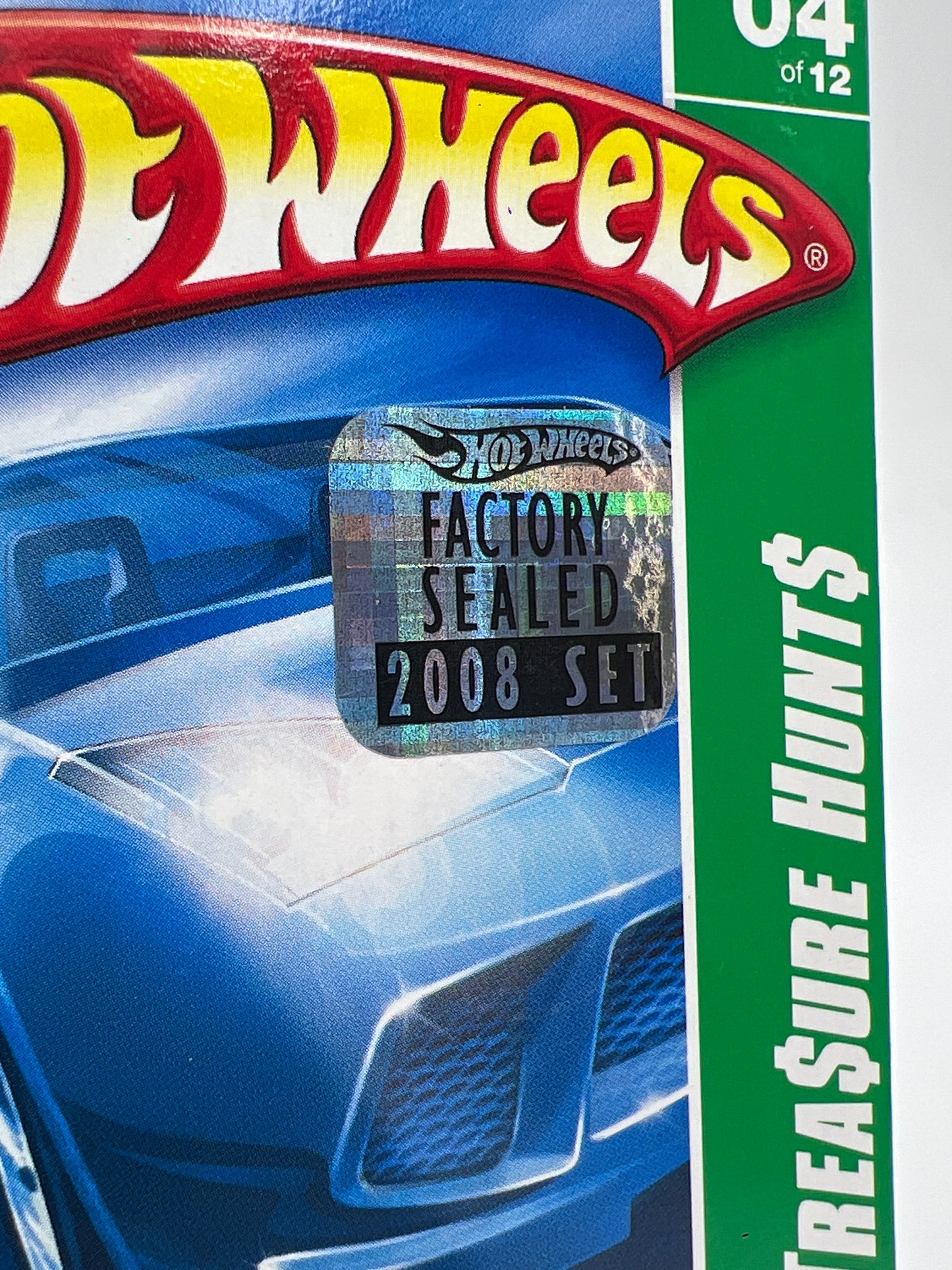 2008 Hot Wheels Factory Sealed Super Treasure Hunt #164 Ford Mustang GT Gold W/Protector