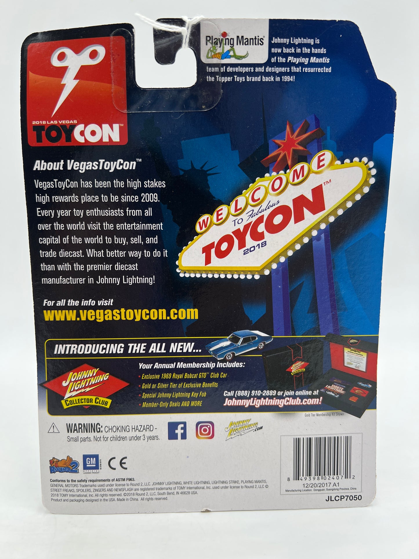Johnny Lightning 2018 Las Vegas Toycon 1969 Chevy Camaro 227D