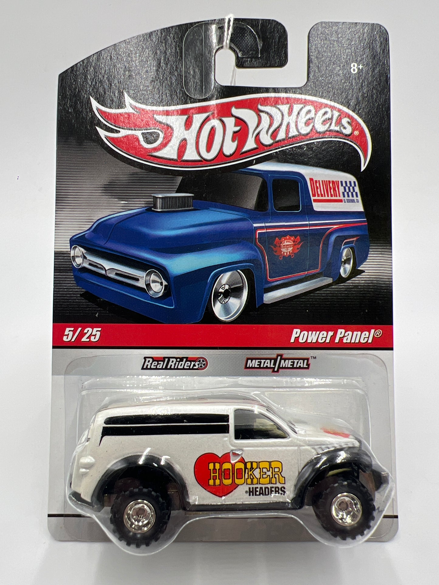 Hot Wheels Slick Rides #5 Power Panel Hooker Headers White 242H