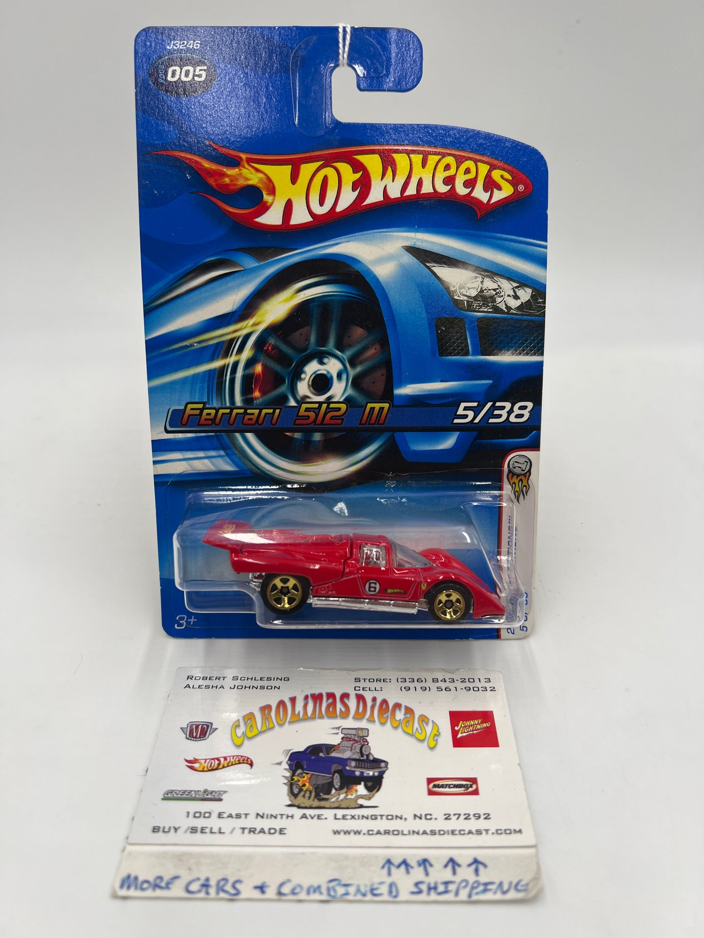 2006 Hot Wheels First Editions #005 Ferrari 512 M Red