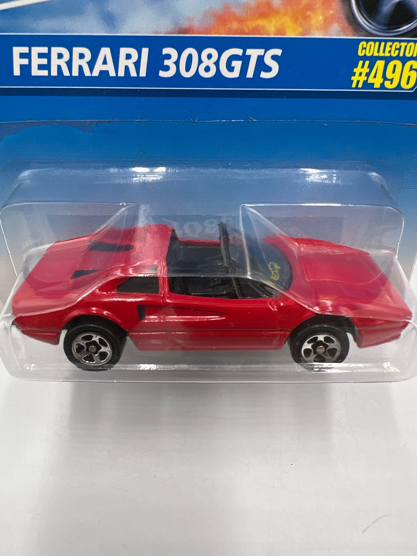 1996 Hot Wheels #496 Ferrari 308 GTS Red W/Protector