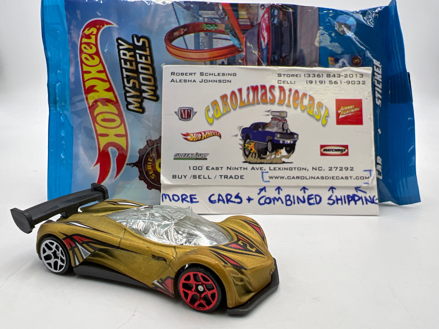 2019 Hot Wheels Mystery Models Series 3 #2 Chase Mazda Furai Gold