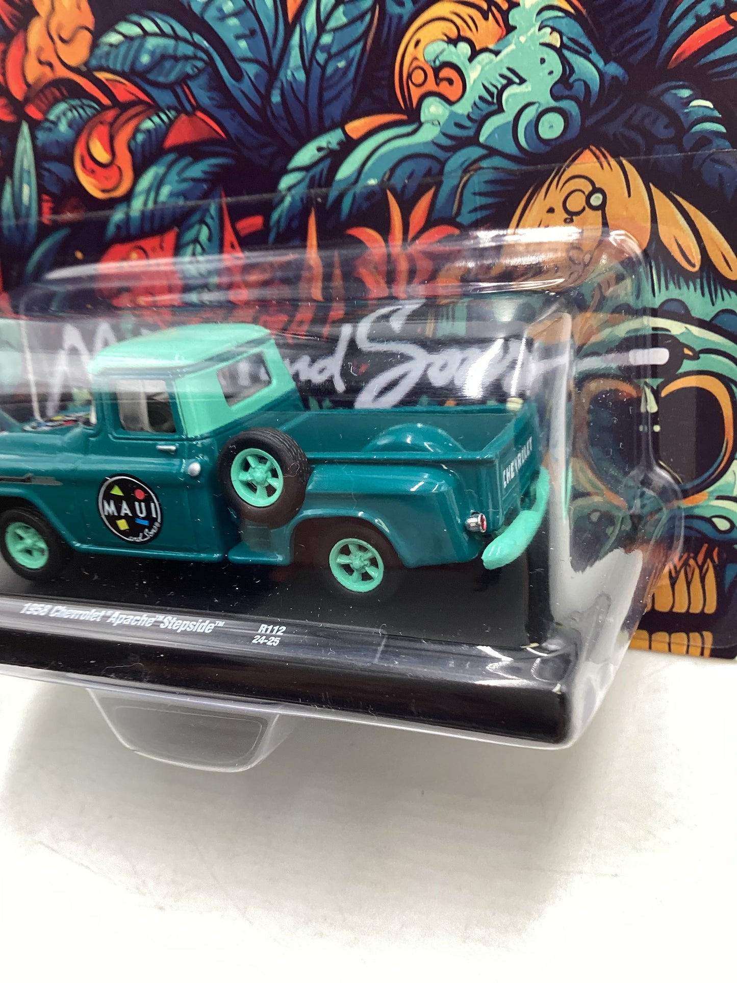 M2 Machines Maui and Sons 1958 Chevrolet Apache Stepside R112 199A