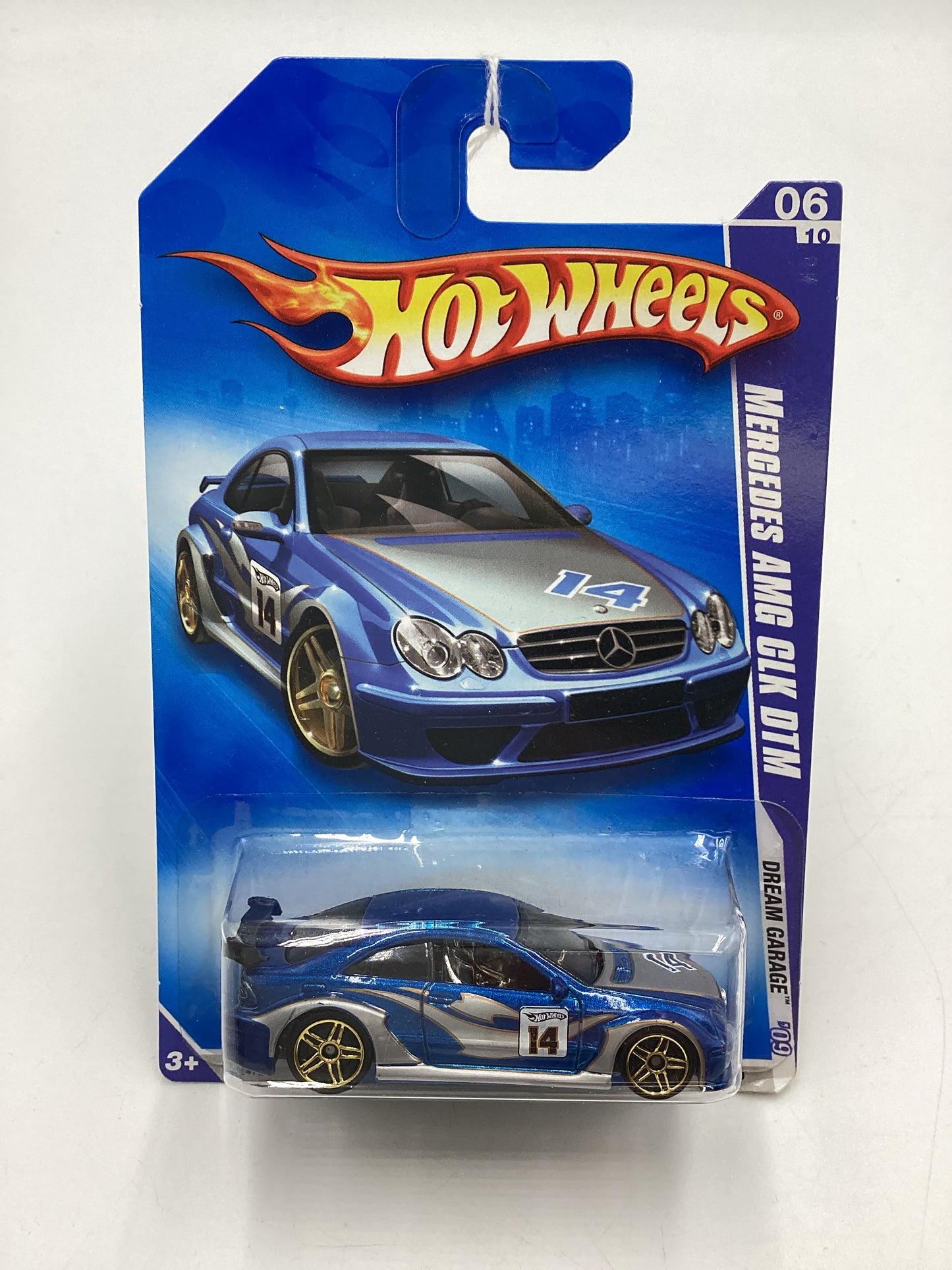 2009 Hot Wheels Dream Garage #152 Mercedes AMG CLK DTM Blue 90G