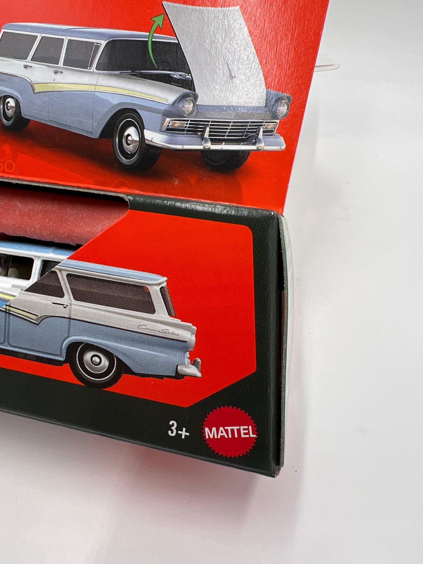 2025 Matchbox Moving Parts #27 1957 Ford Country Sedan Blue/White 166G