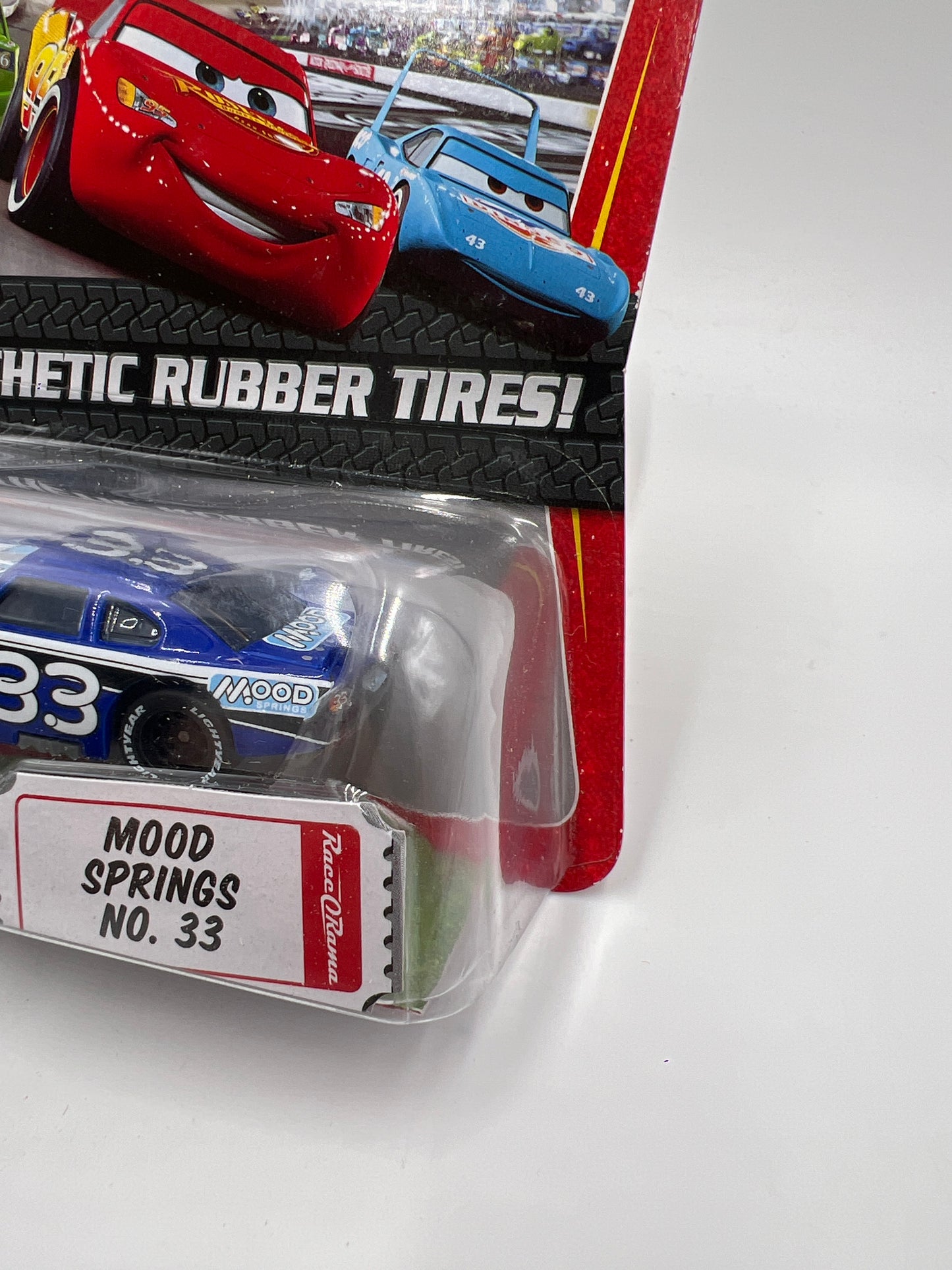 Disney Pixar The World Of Cars Rubber Tires Mood Springs No 33 140G