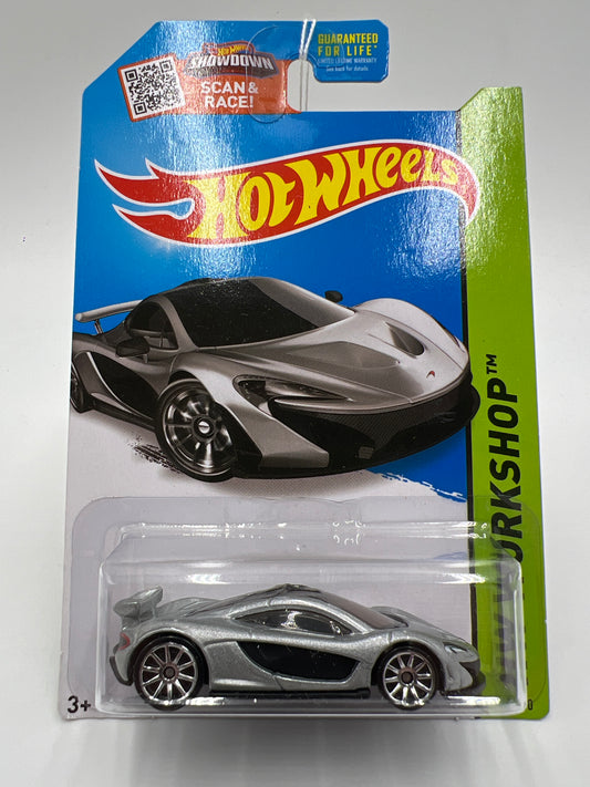 2015 Hot Wheels Workshop #223 McLaren P1 Silver 105D