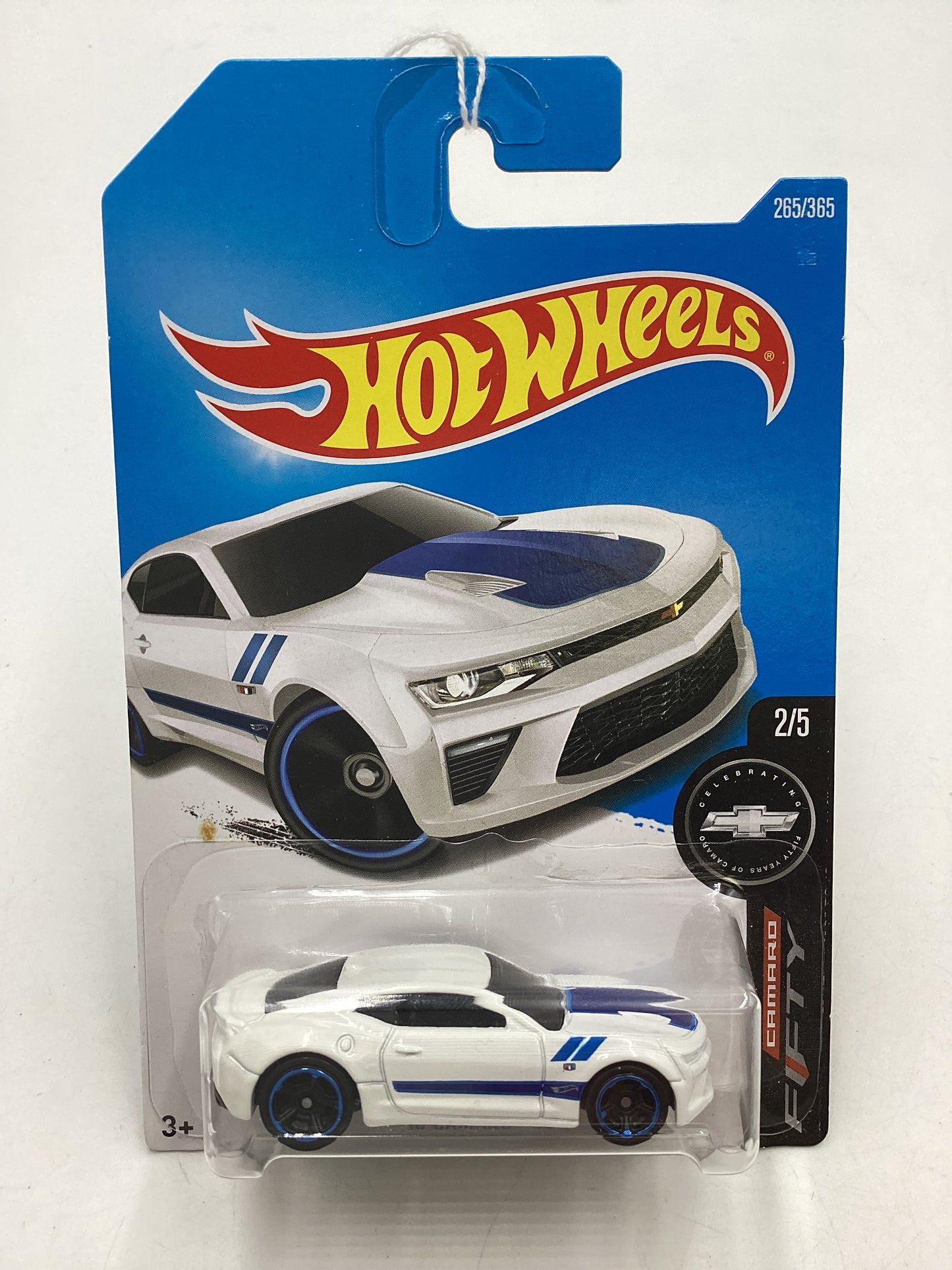 2017 Hot wheels #265 White 16 Camaro SS 3A