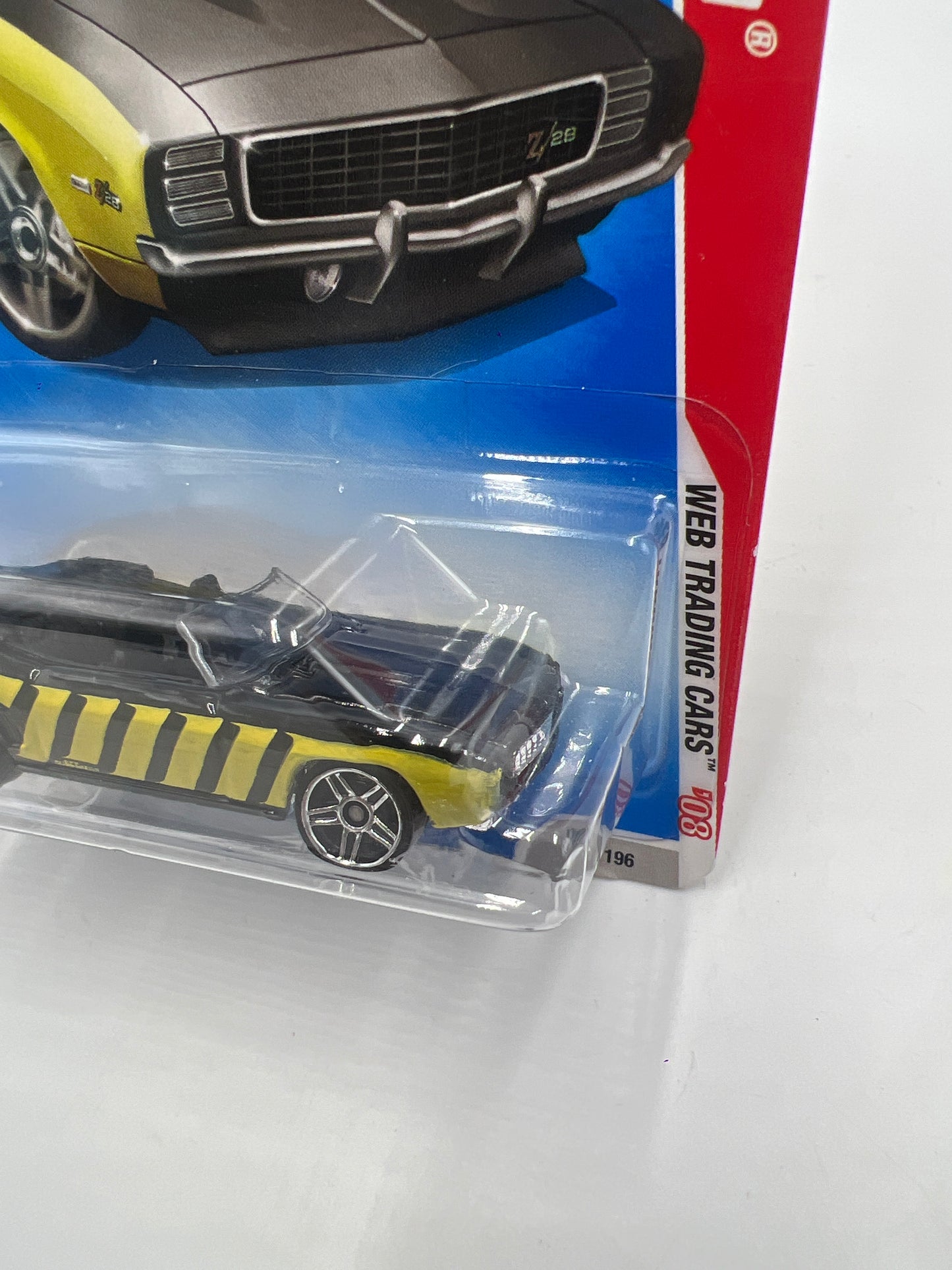 2008 Hot Wheels Web Trading Cars #097 69 Camaro Black 5G