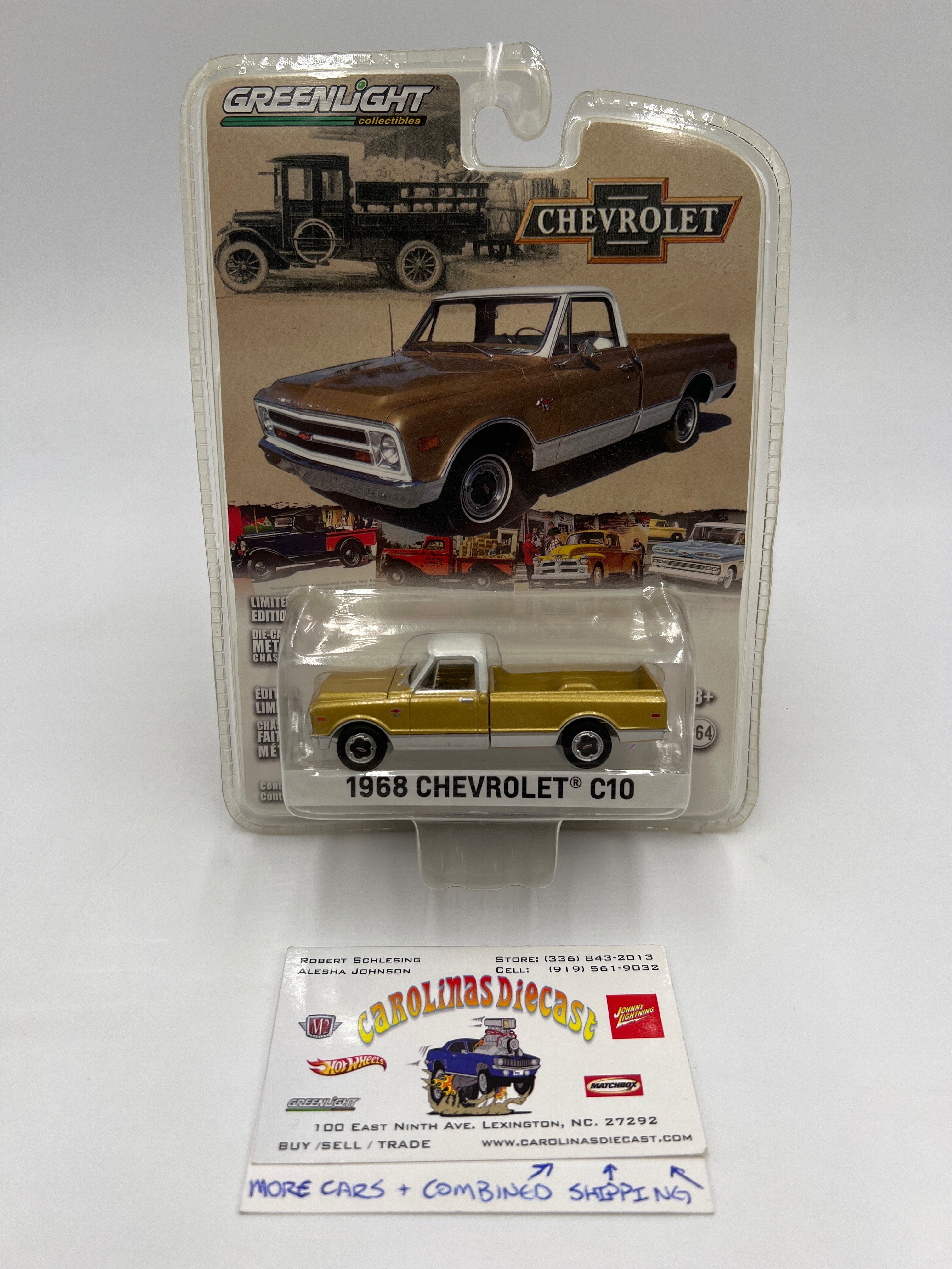 Greenlight Golden Anniversary Truck Sale 1968 Chevrolet C10 Gold