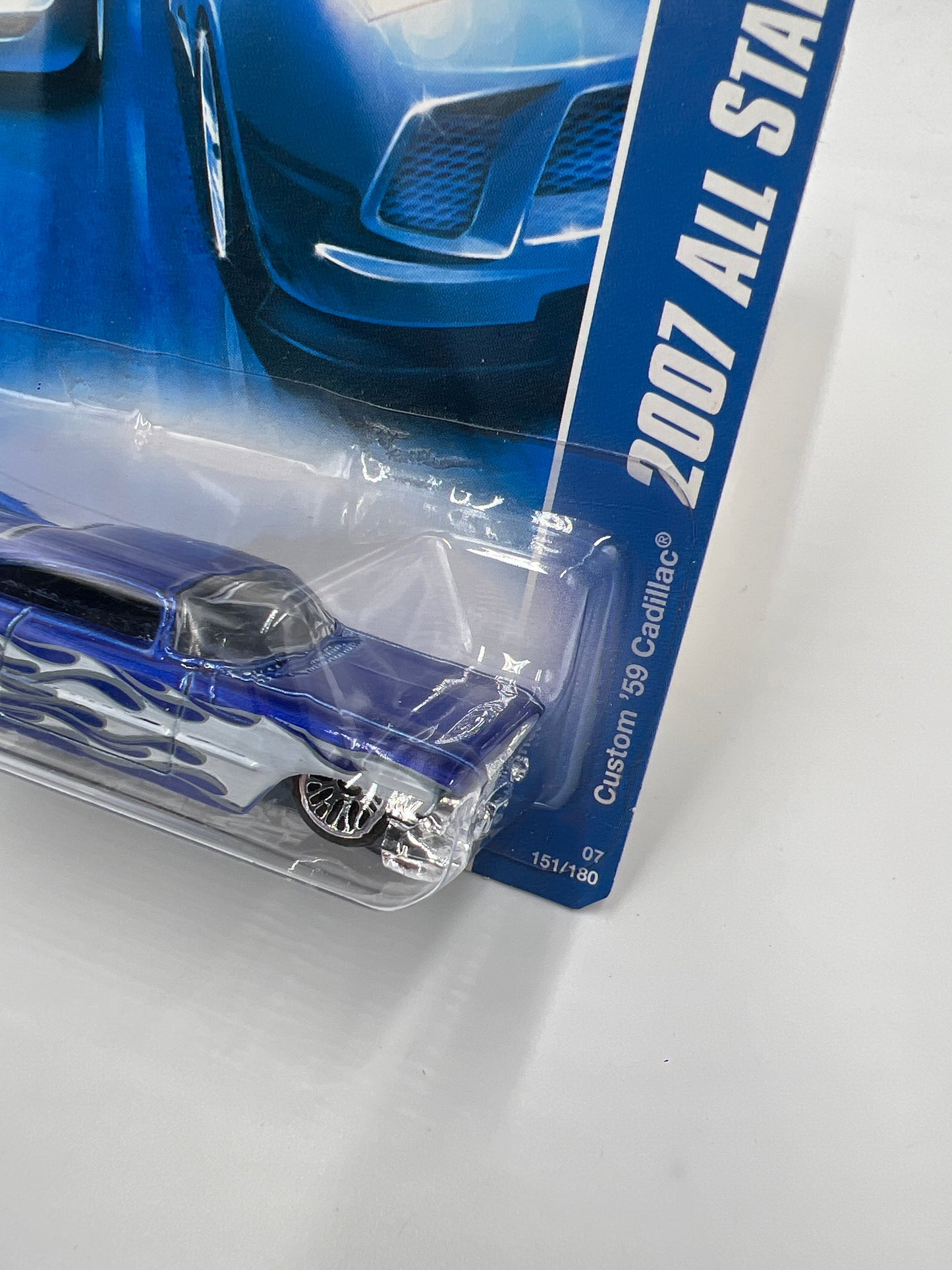 2007 Hot Wheels All Stars #151 Kmart Exclusive Custom 59 Cadillac Blue 237A