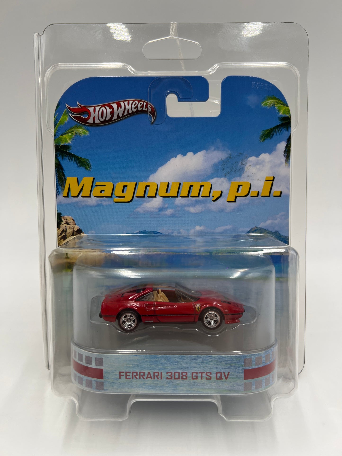 Hot Wheels Premium Retro Entertainment Magnum PI Ferrari 308 GTS QV Red W/Protector
