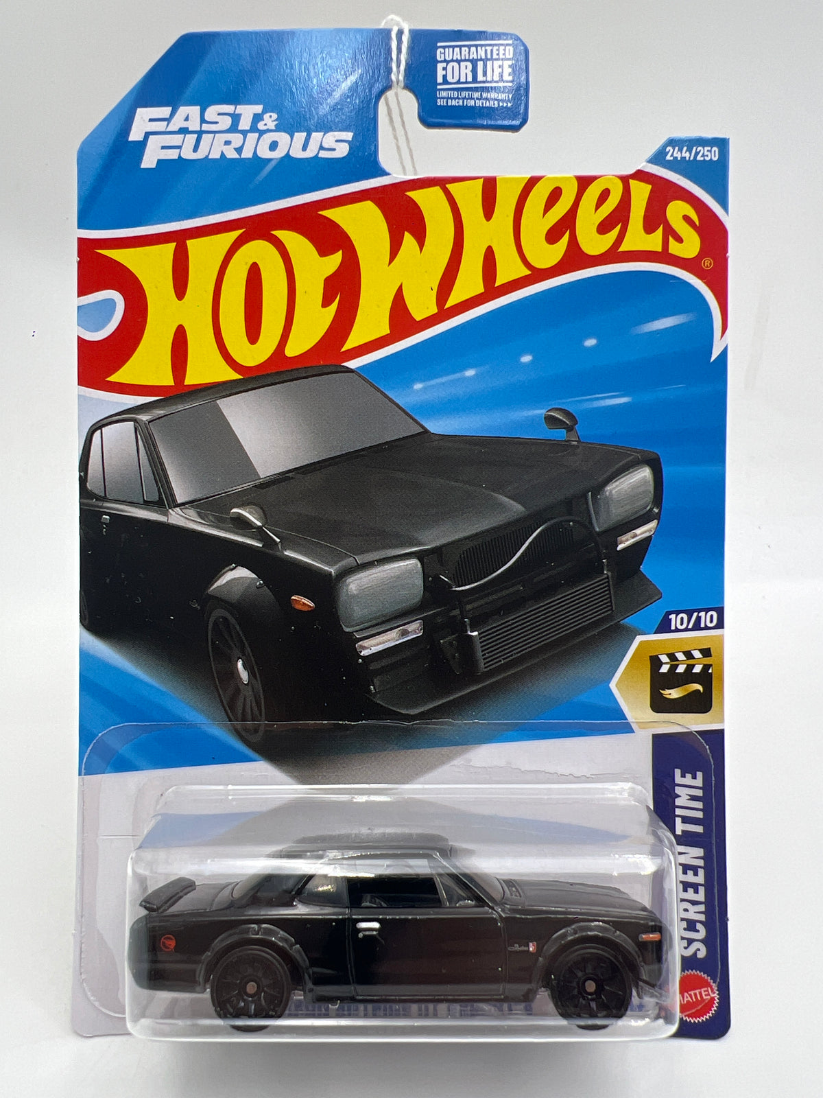 2026 Hot Wheels P Case Treasure Hunt #244 Fast & Furious Nissan Skyline HT 2000GT-X Black