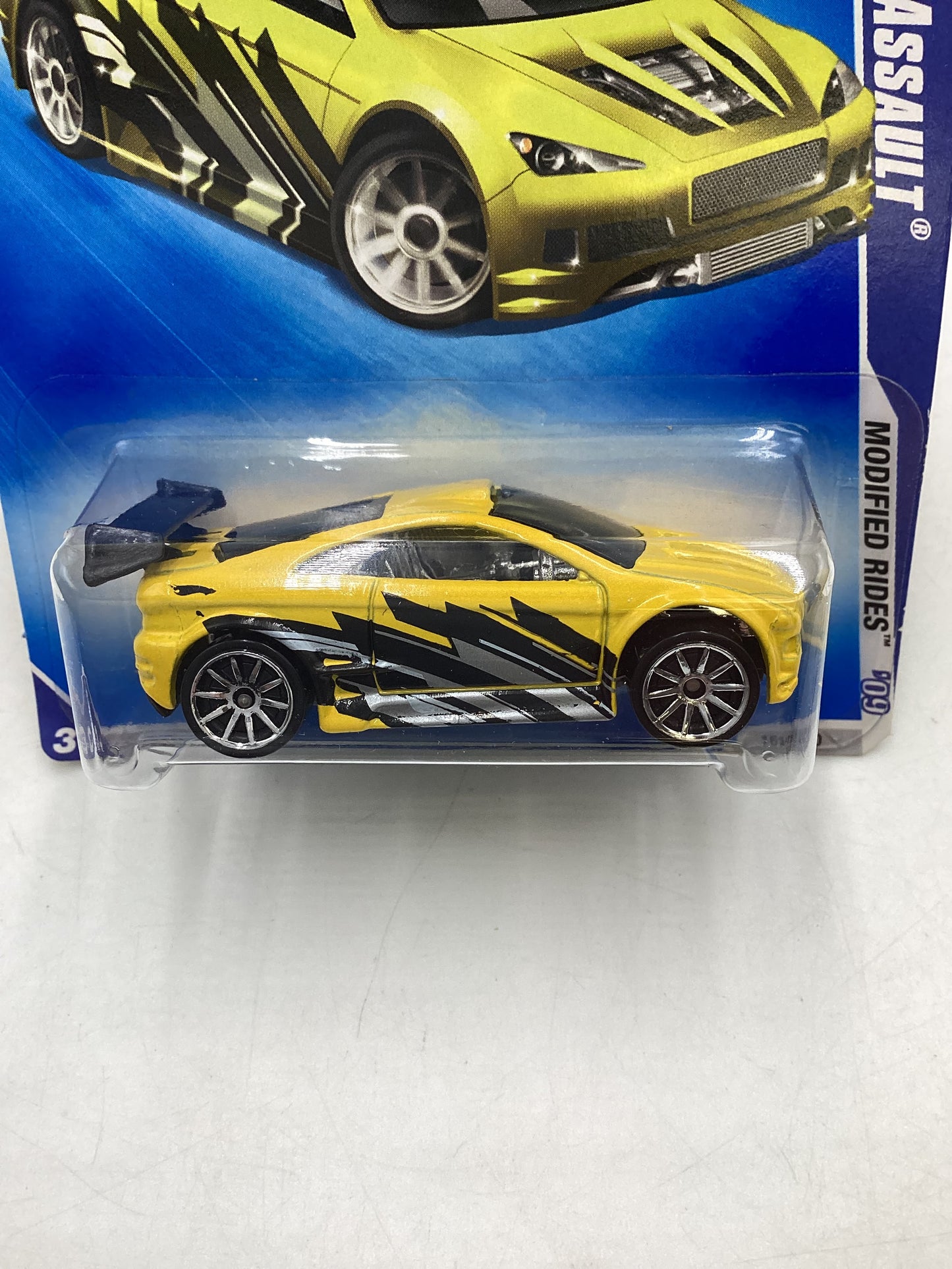 2009 Hot Wheels #161 Asphalt Assault Yellow 95B