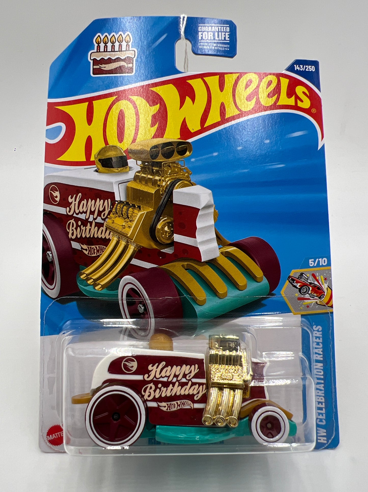 2025 Hot Wheels G Case Treasure Hunt #143 Birthday Burner 276B