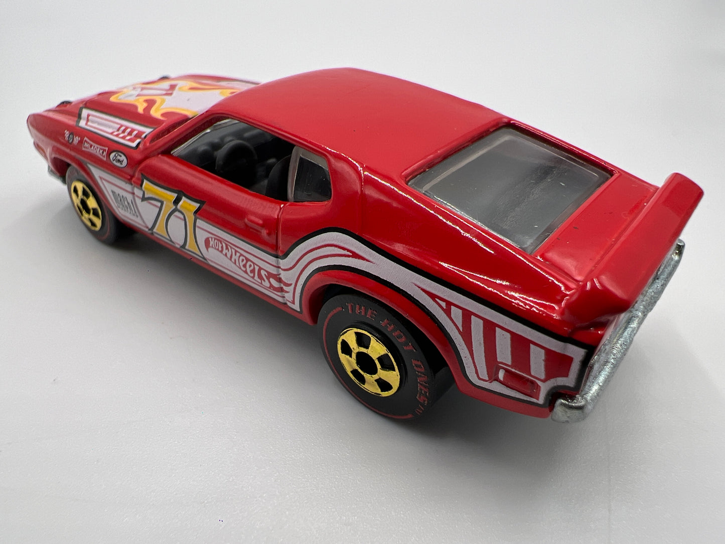 2011 Hot Wheels The Hot Ones CHASE 71 Ford Mustang Mach 1 Red Loose