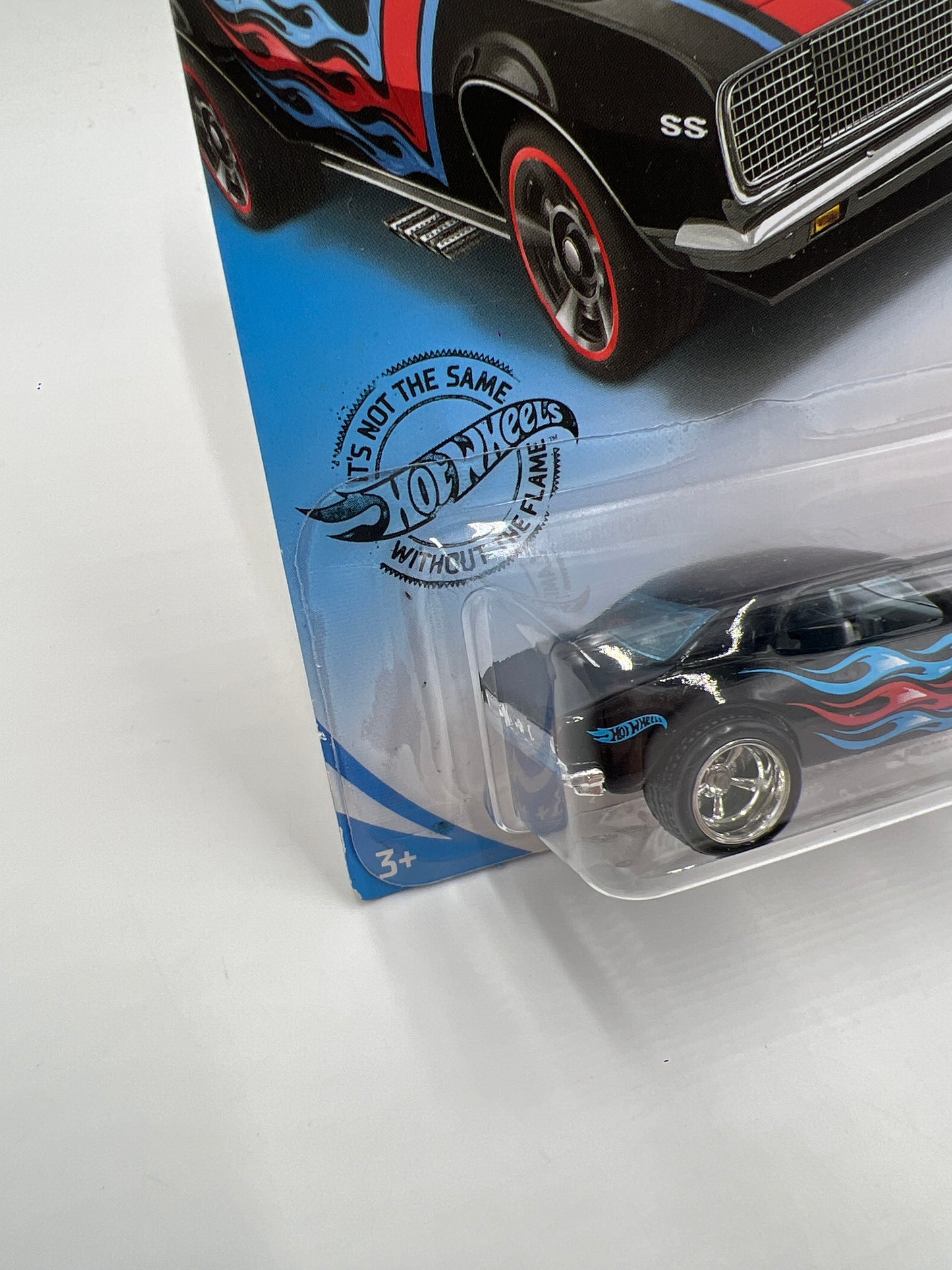 Hot Wheels 67 Camaro Kroger Exclusive Black Wheel Swap Custom On Card W/Protector SR