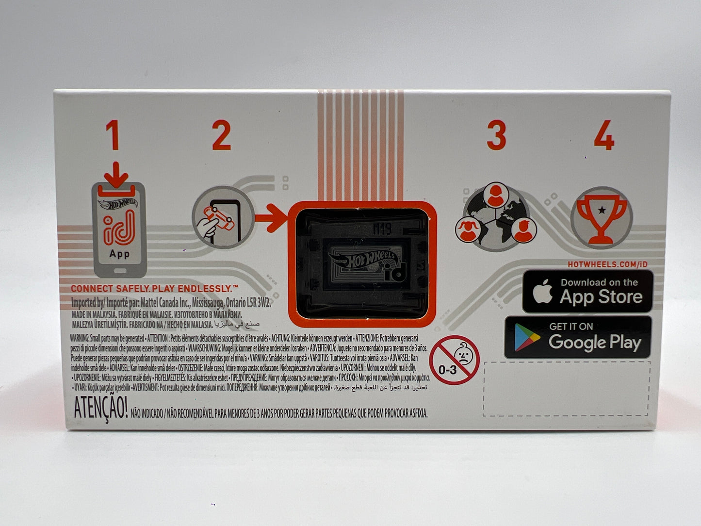 Hot Wheels iD Speed Demons Series 1 #5 Aston Martin One-77 Orange/Black Sealed