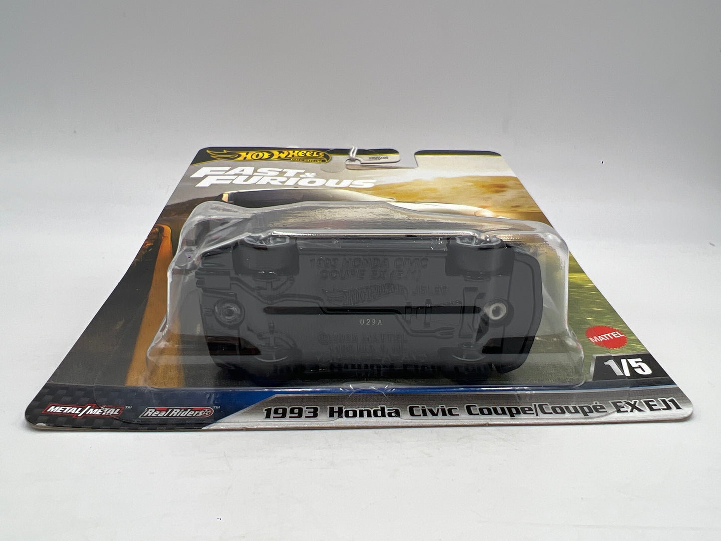 2025 Hot Wheels Premium Fast & Furious #1 1993 Honda Civic Coupe EX EJ1 Black 251A