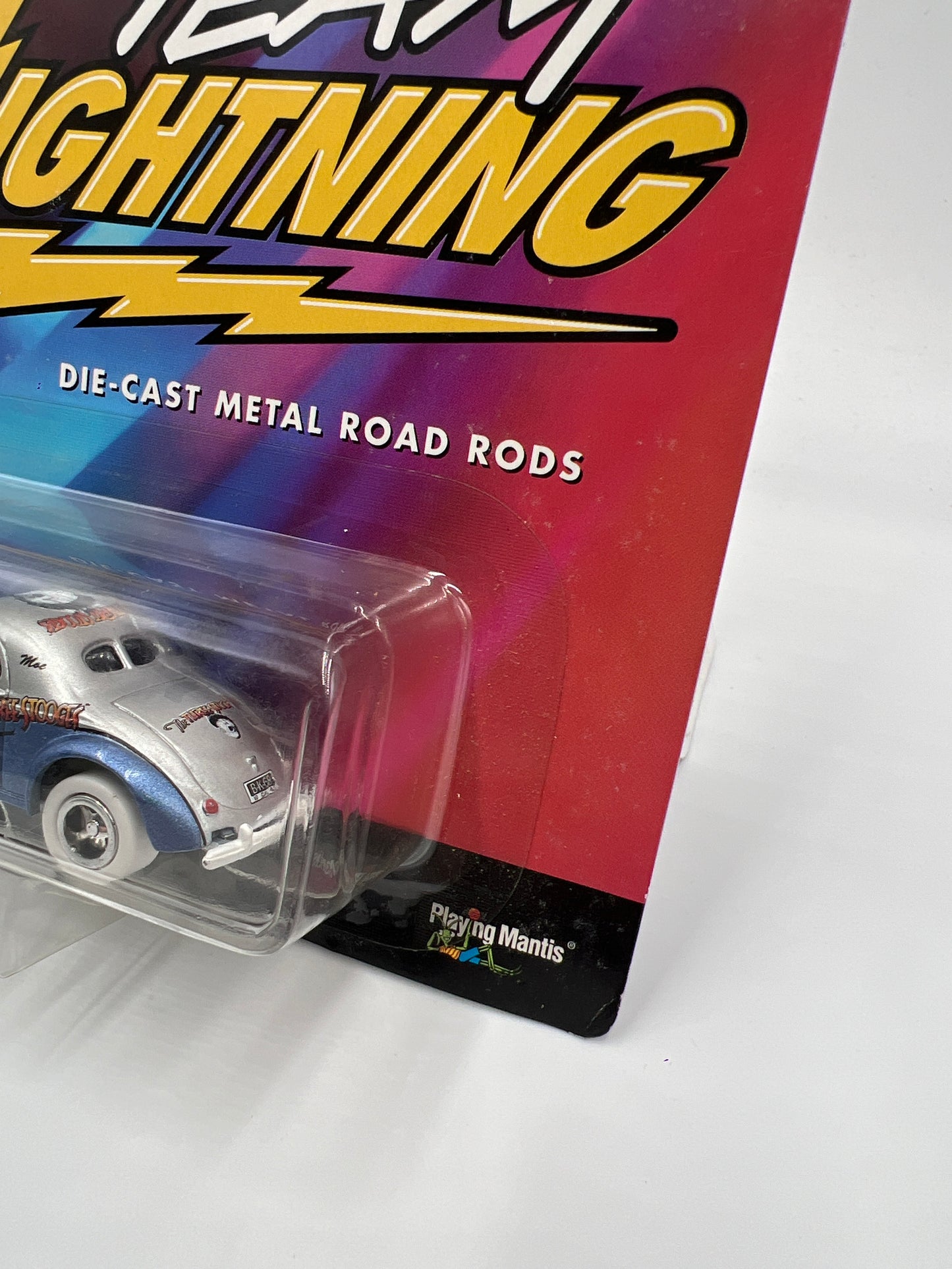 Johnny Lightning White Lightning Chase Team Lightning The Three Stooges 41 Classic Moe Howard