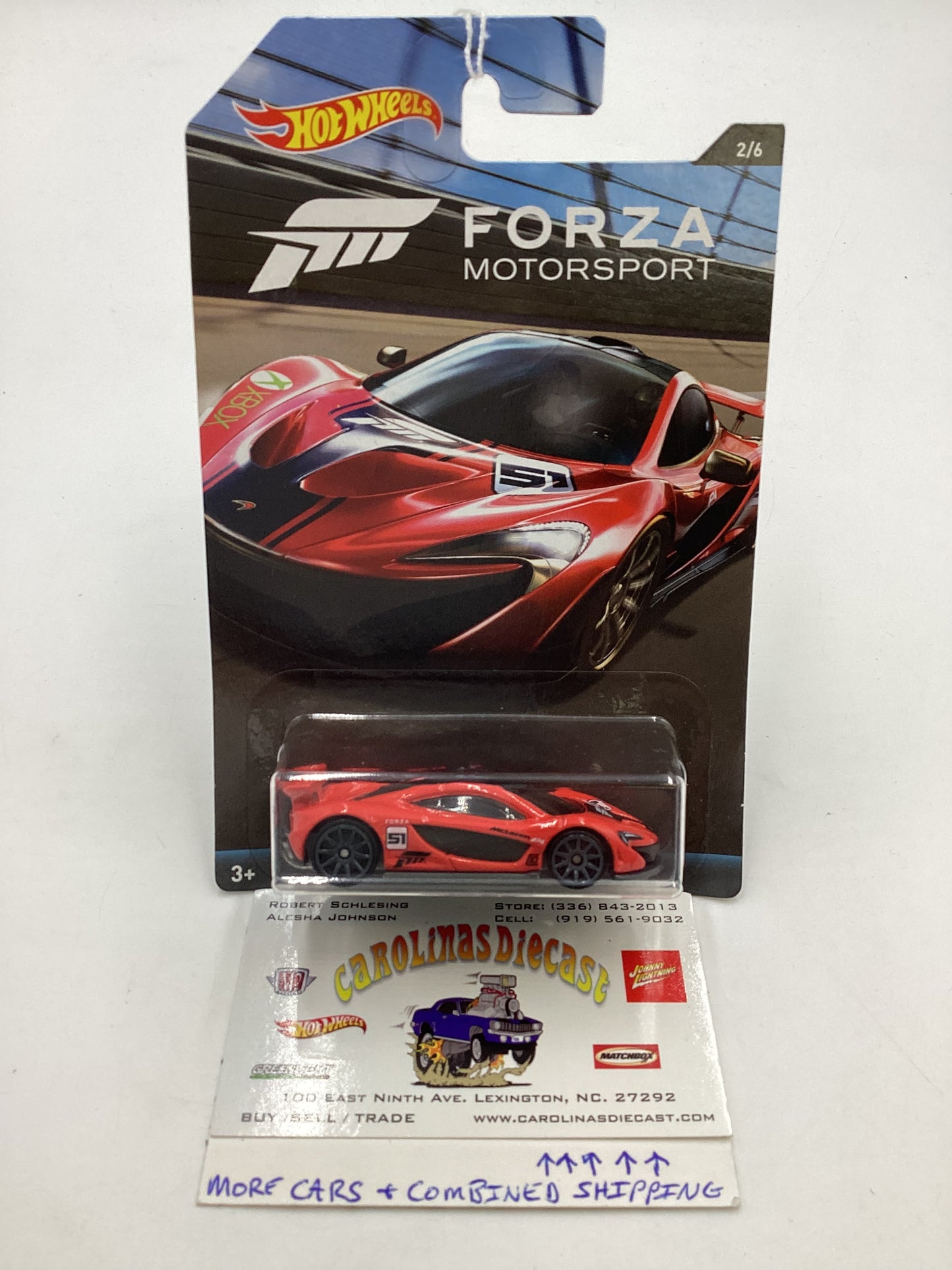 Hot wheels 2017 Forza Motorsports #2 McLaren P1 154D