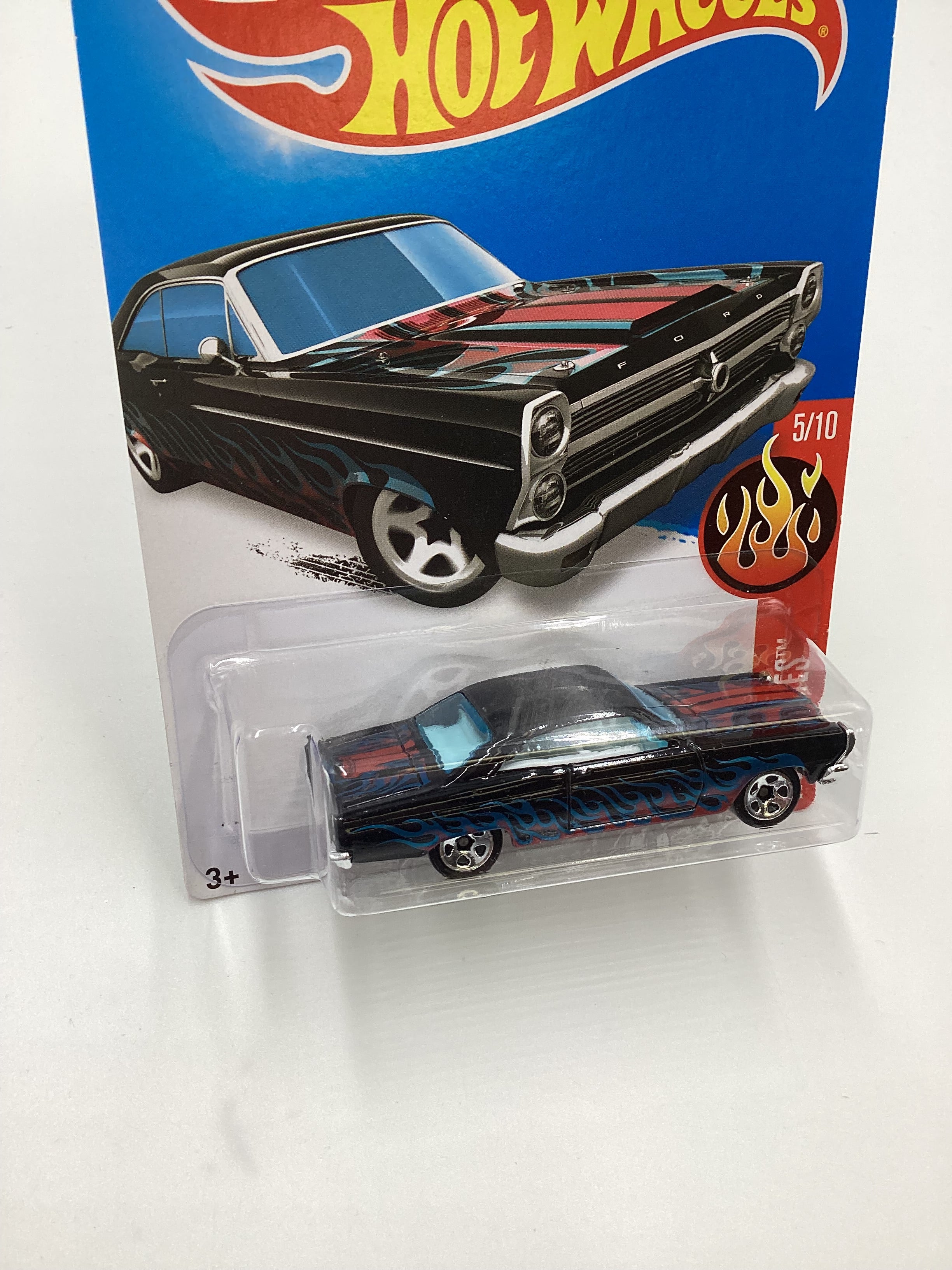 2019 Hot Wheels #95 66 Ford 427 Fairlane Black 26H – carolinasdiecast