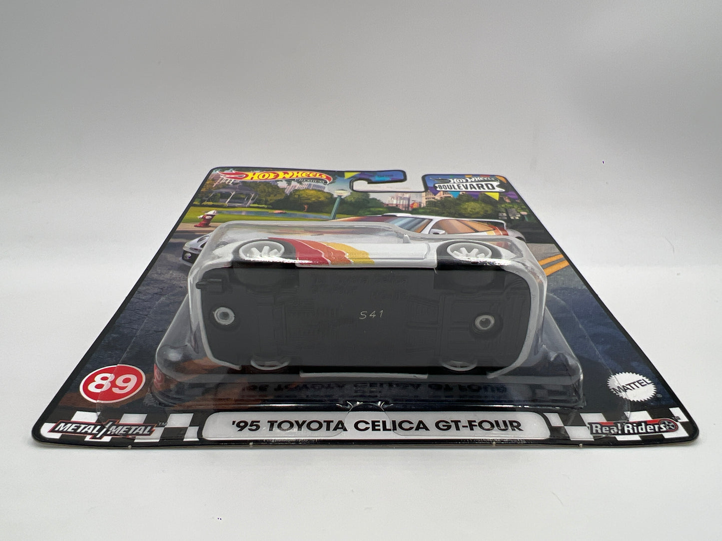 Hot Wheels Premium Boulevard #89 95 Toyota Celica GT-Four White 263B