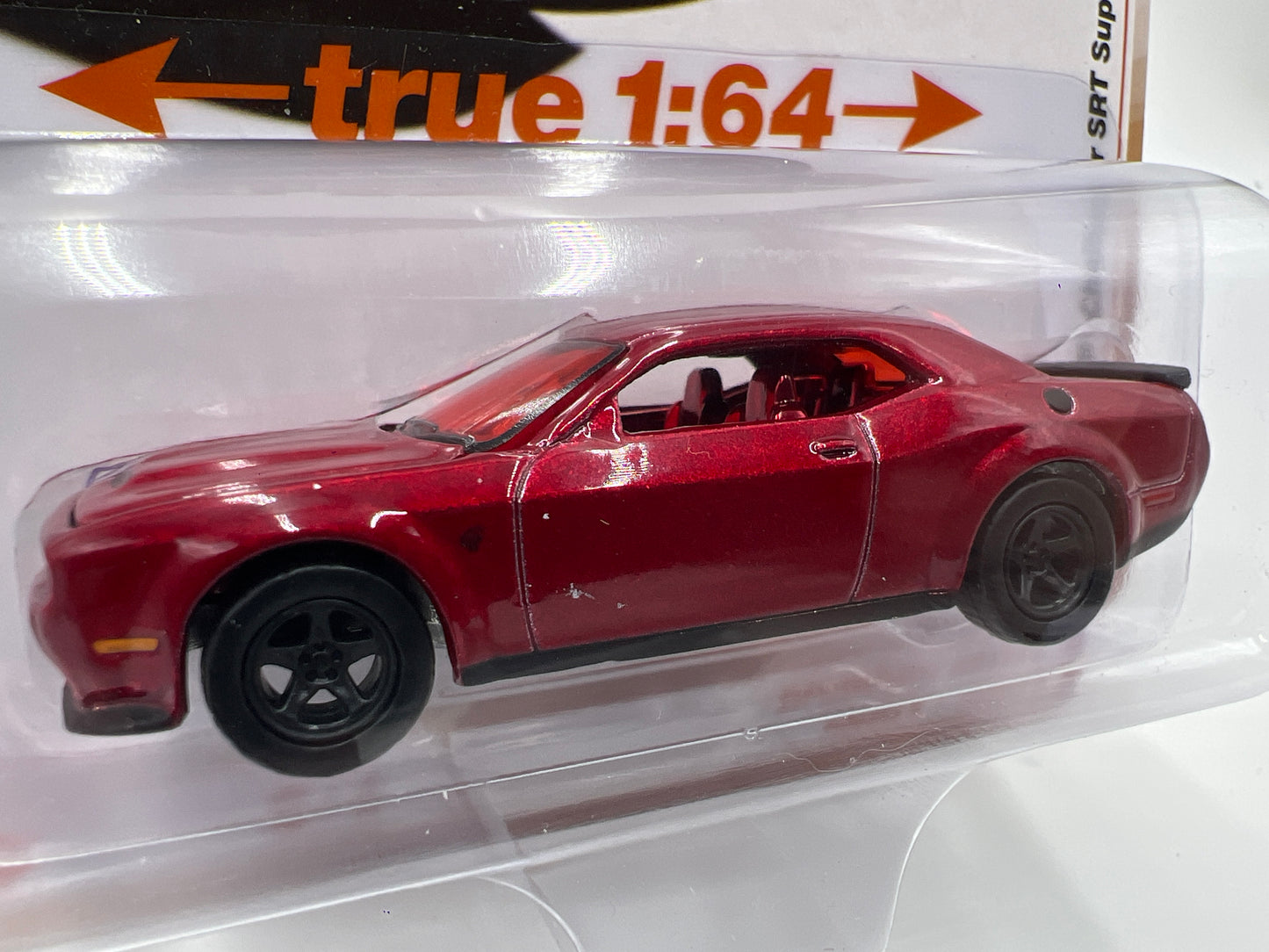 Auto World Modern Muscle Release 5 Version A CHASE 2021 Dodge Challenger SRT Super Stock Red Ultra Red