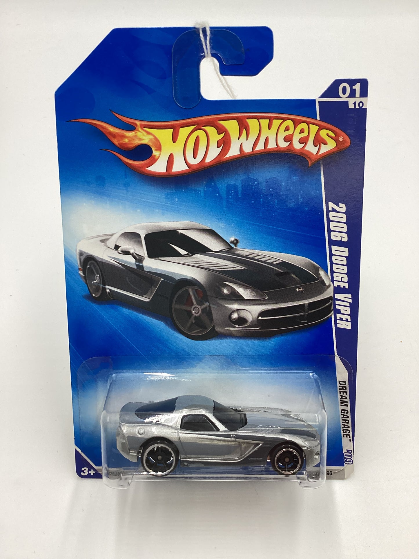 2009 Hot Wheels #147 2006 Dodge Viper Silver 39C