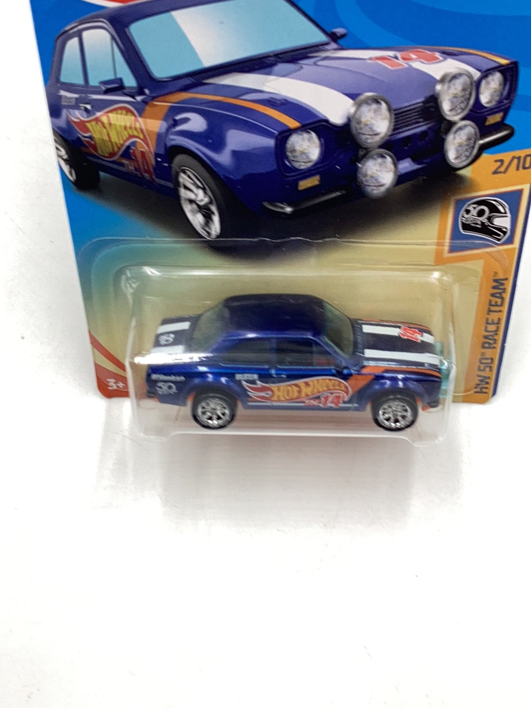 2018 hot wheels super treasure hunt 70 Ford escort RS1600 W/Protector