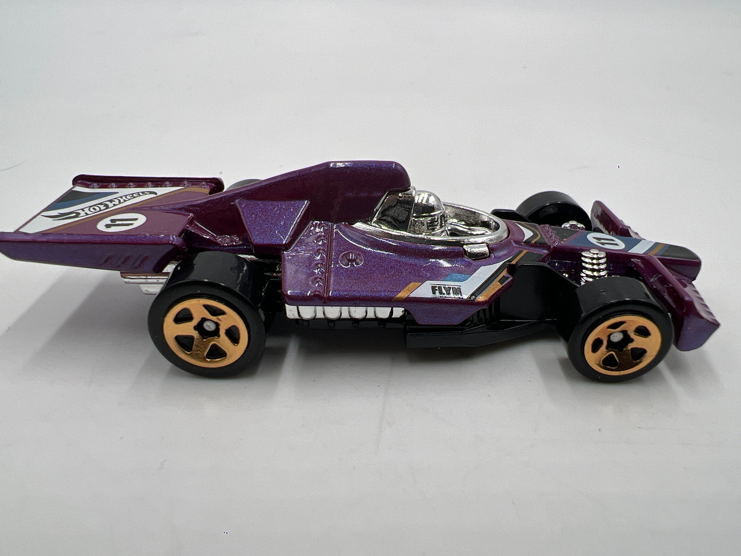 2021 Hot Wheels Mystery Models Series 2 #11 Formula Flashback Iridescent Purple