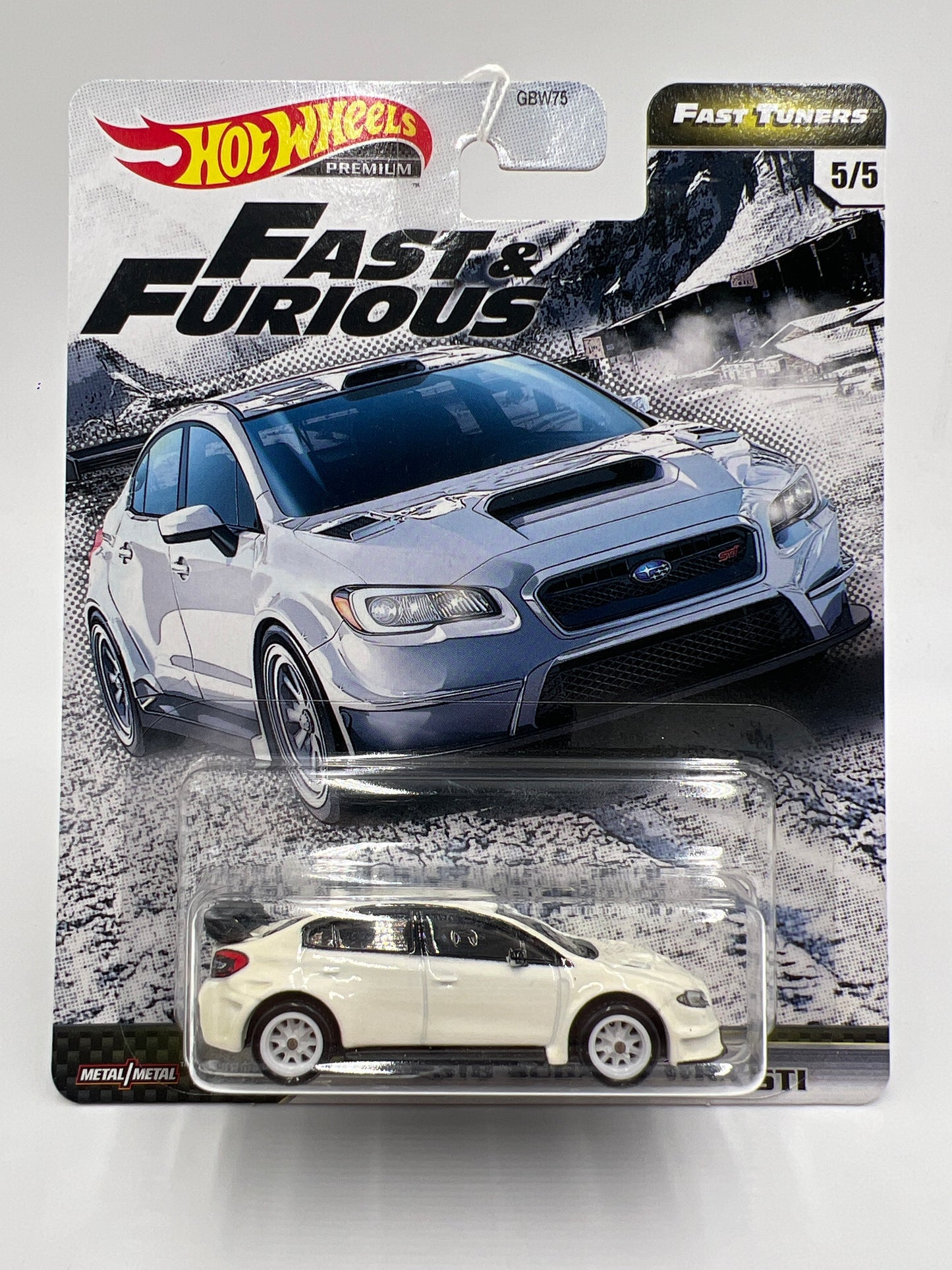 Hot Wheels Fast & Furious Fast Tuners #5 2016 Subaru WRX STI White 247B