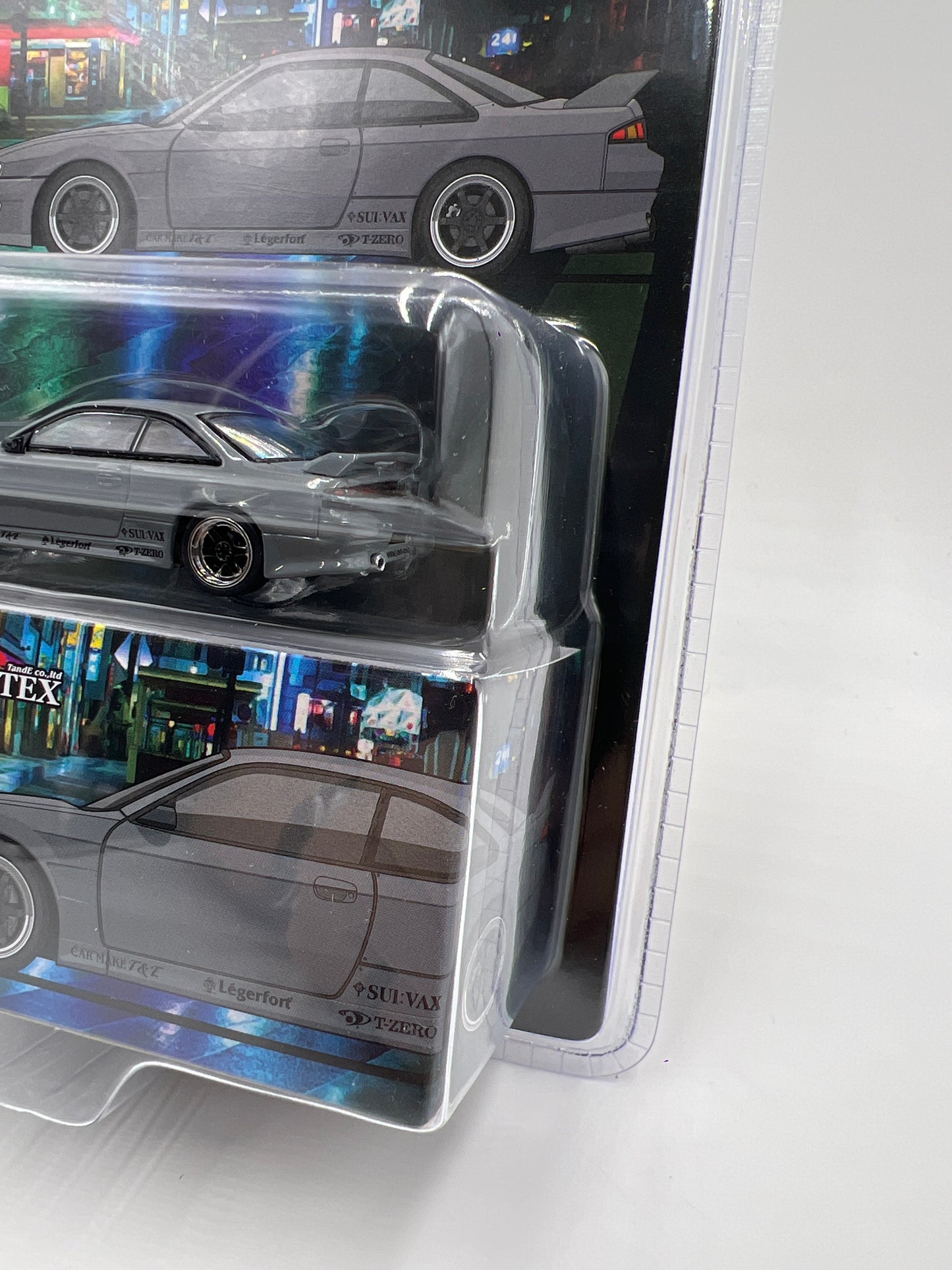 Tarmac Works Mijo Exclusives Vertex Nissan Silvia S14 Gray