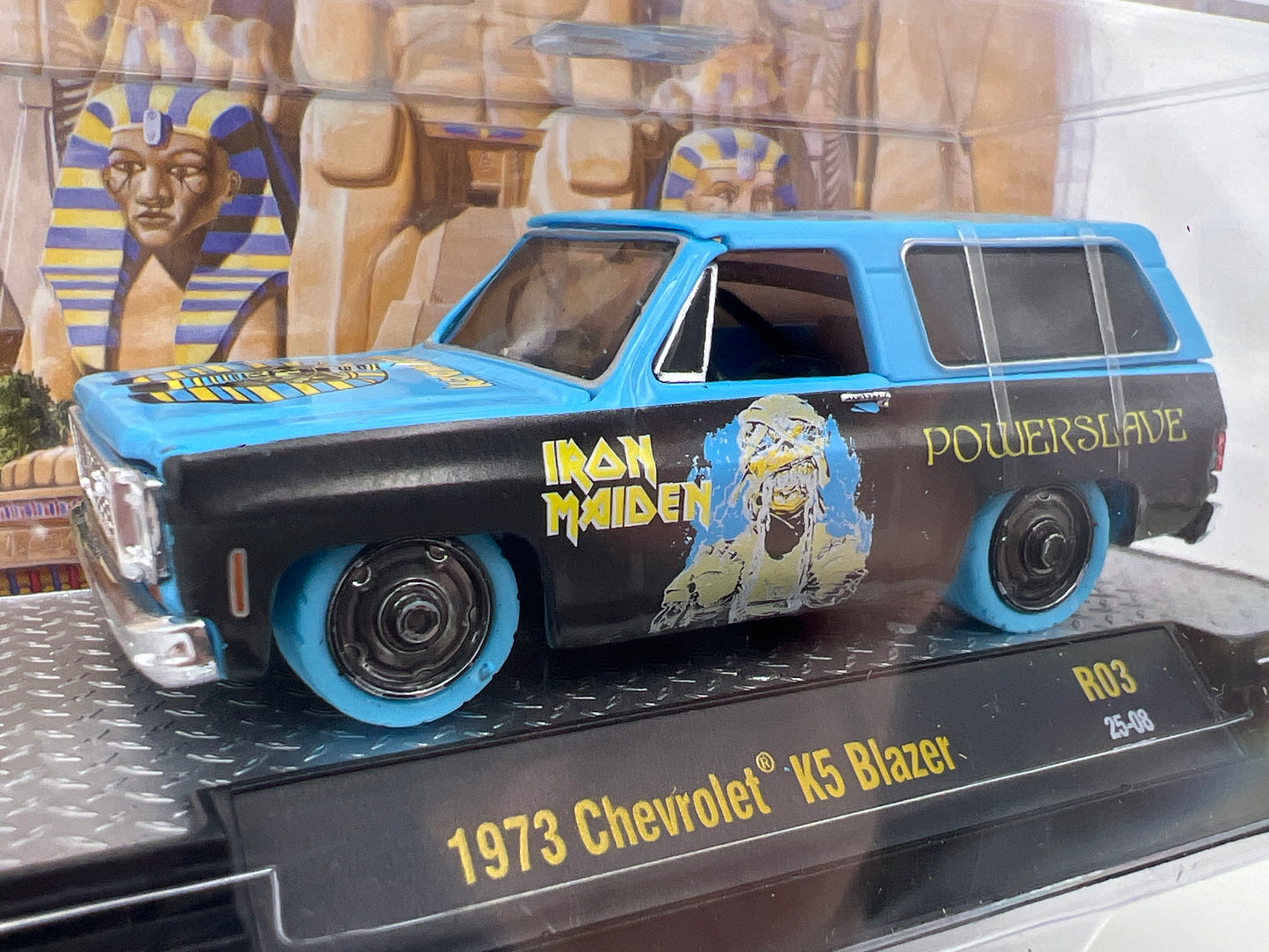 M2 Machines R03 Rock Legends Iron Maiden CHASE 1973 Chevrolet K5 Blazer
