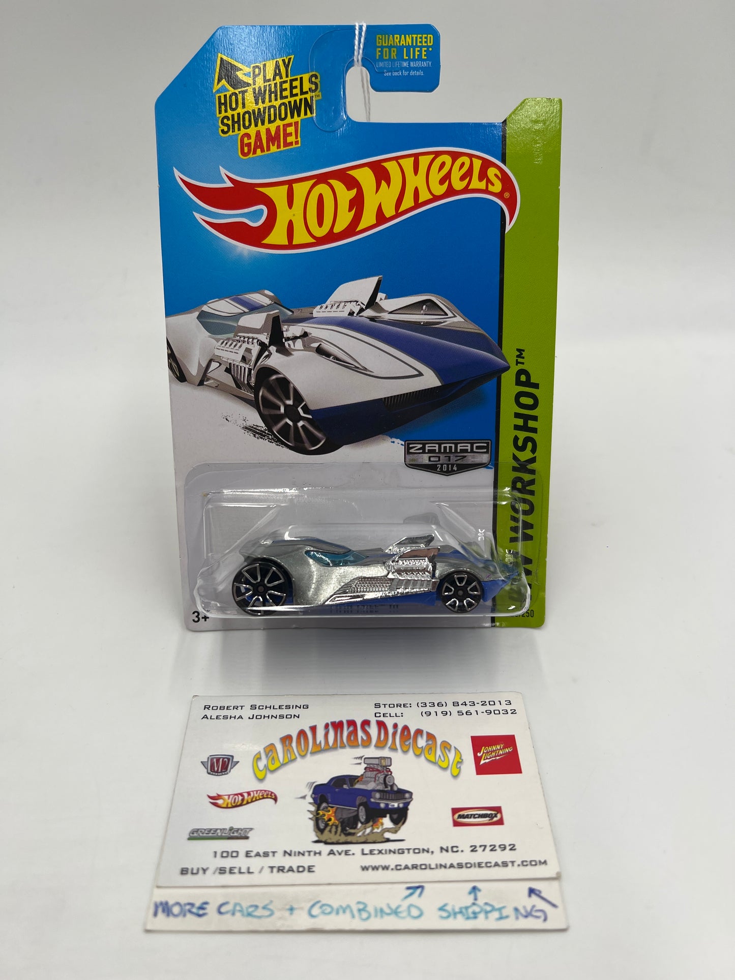 2014 Hot Wheels Walmart Exclusive Zamac 17 #226 Twin Mill III Card Not Perfect 145G