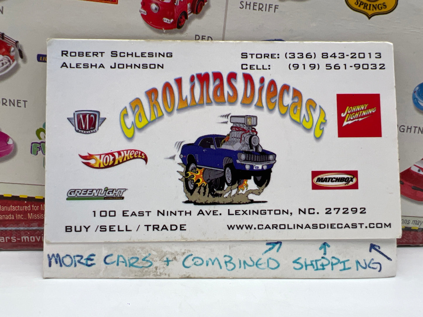 Disney Pixar The World Of Cars 2 Pack Mini Adventures Dinoco Dream Dinoco Chick Hicks & Lightning McQueen 142B